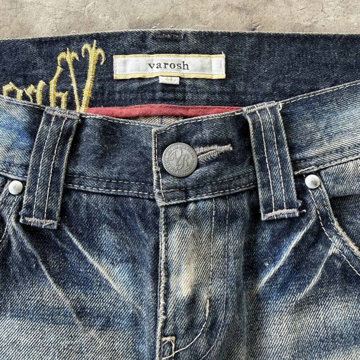 Japanese Brand W32 Vintage Varosh Selvedge Flare Boot cut Rusty Denim Jean Size US 32 / EU 48 - 6 Thumbnail
