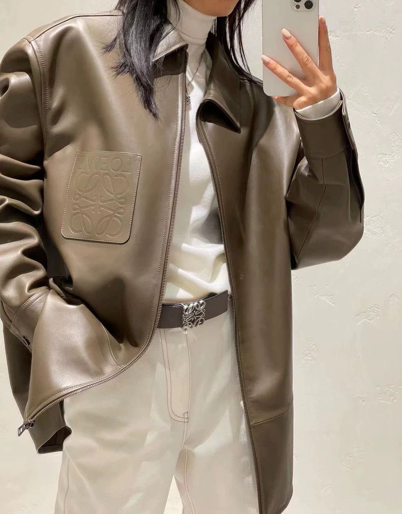 Loewe LOEWE Leather zipper jacket Size US S / EU 44-46 / 1 - 2 Thumbnail