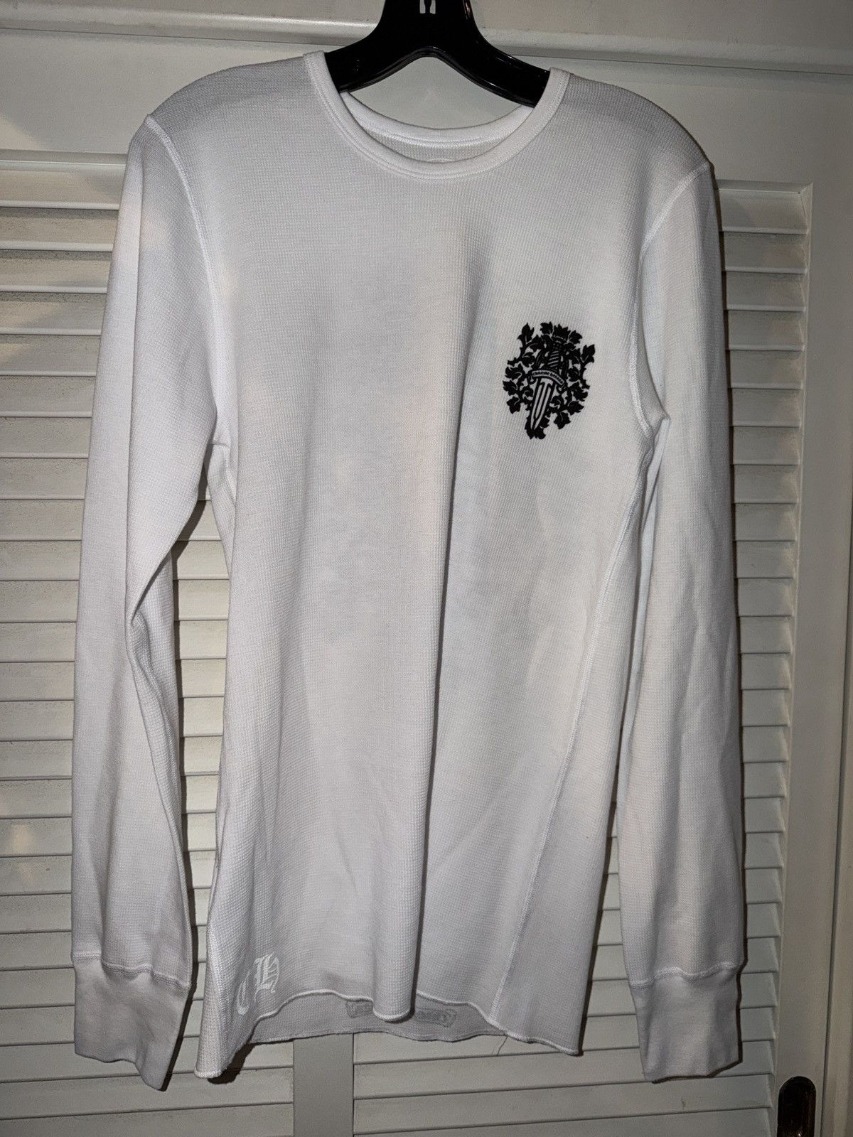 Chrome Hearts Chrome hearts thermal long sleeve white black vine dagger Size US L / EU 52-54 / 3 - 2 Thumbnail