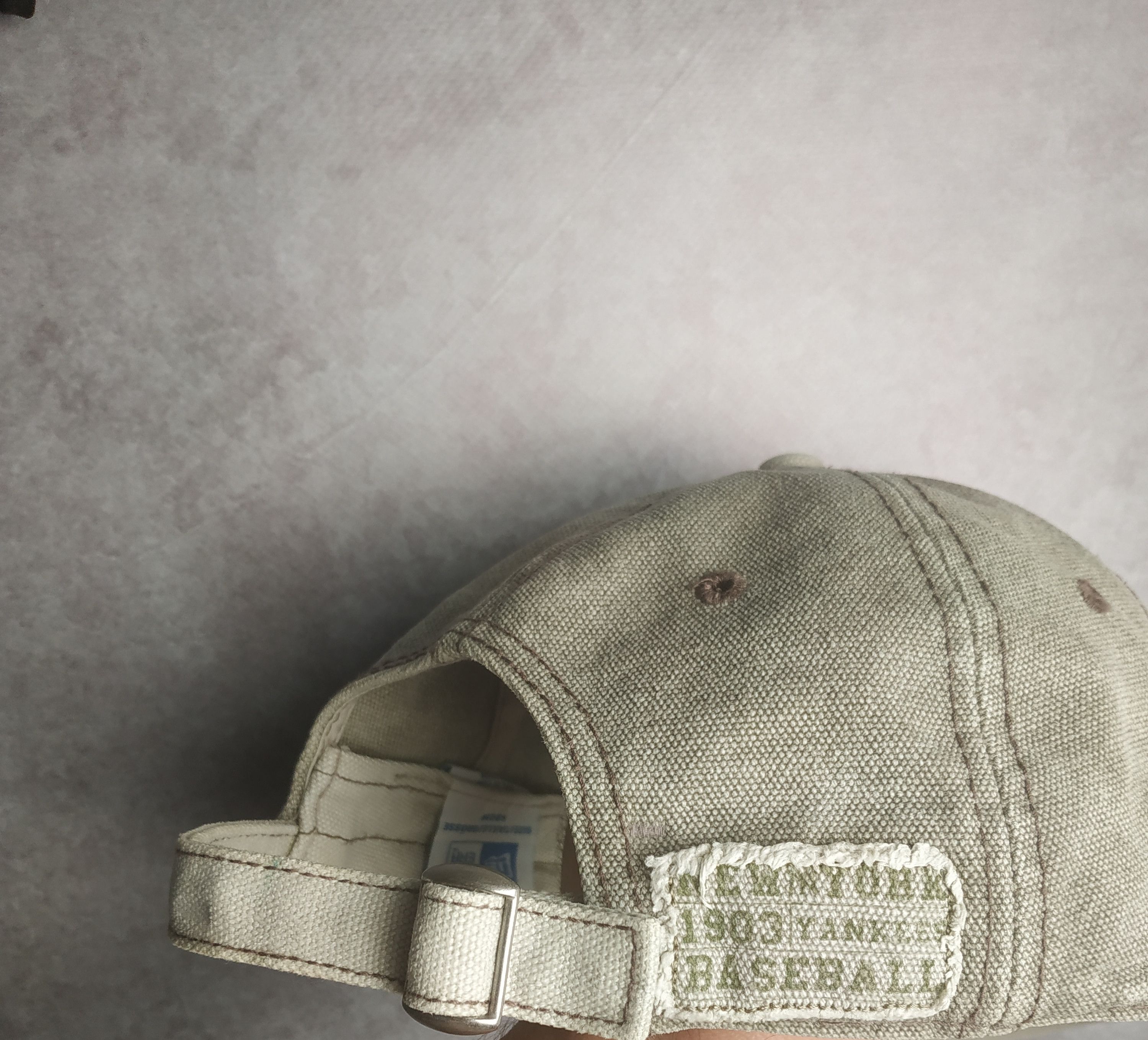 New York Yankees Vintage Y2k New Era Yankees distressed style cap Size ONE SIZE - 7 Thumbnail