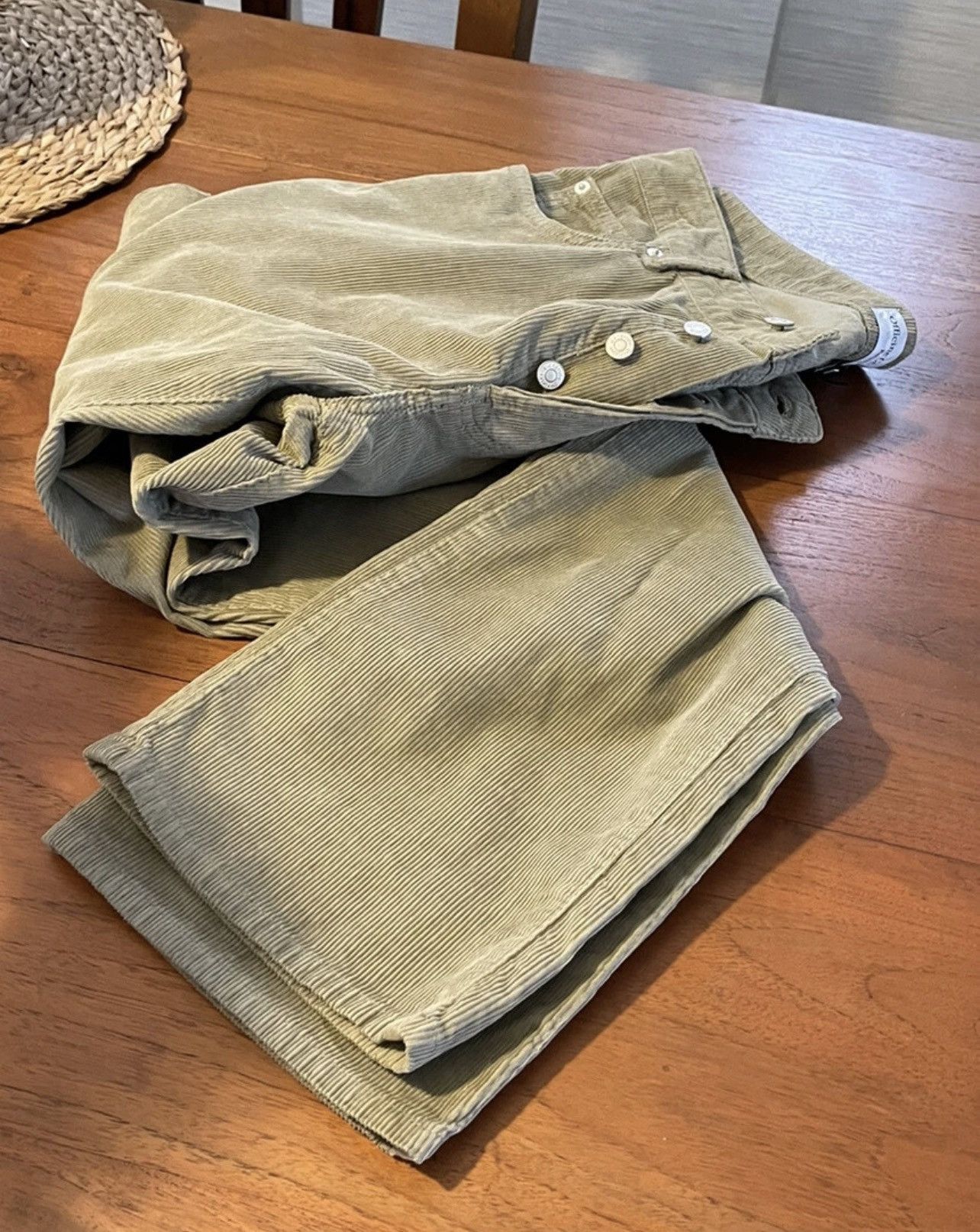 Officine Generale Officine generale corduroy mens pants 33 James NWT Size US 33 - 11 Thumbnail