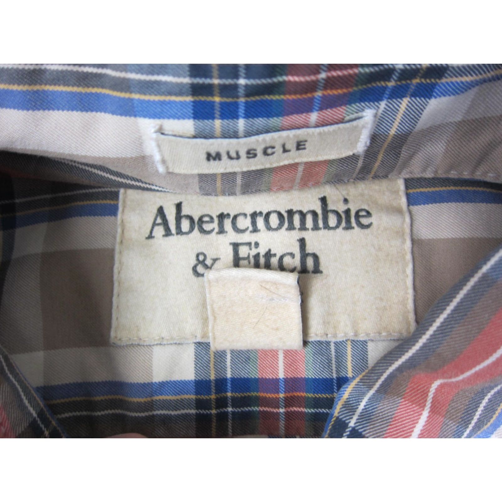 Abercrombie & Fitch VINTAGE Abercrombie & Fitch Shirt Mens M Plaid Button-Up Long Sleeve Collared Western Casual Brown Size US M / EU 48-50 / 2 - 3 Thumbnail