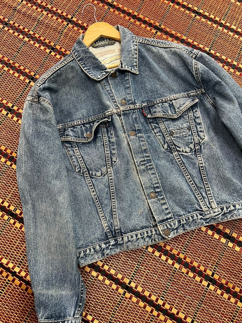 Levi's × Vintage Vintage Levis 71165 Jacket Distressed Size US XL / EU 56 / 4 - 2 Thumbnail