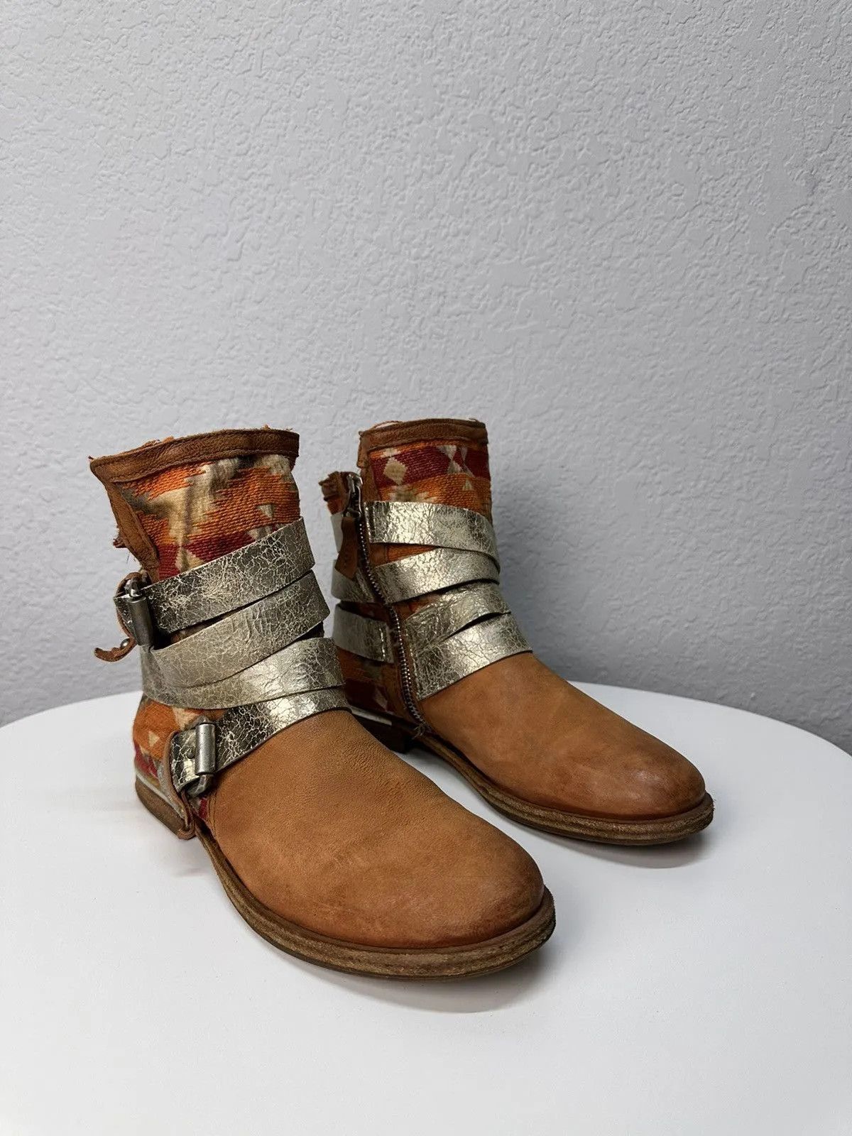 A.S.98 Vintage As 98 Leather Avantgarde Boots Opium Japan Shoes 39 Size US 9 / IT 39 - 5 Thumbnail