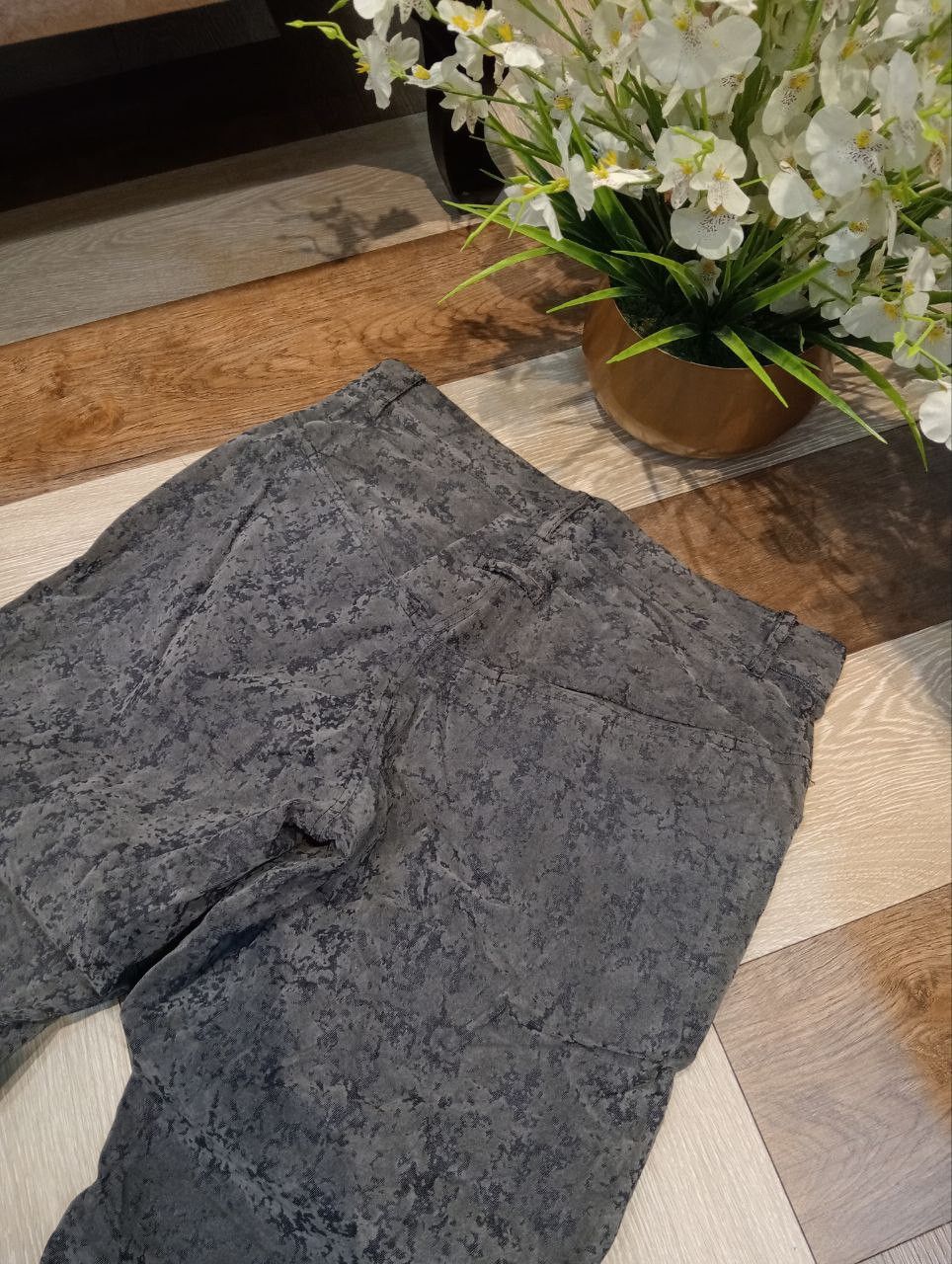 Jean Paul Gaultier RARE GAULTIER HOMME OBJET VELVET STRETCH DENIM PANTS Size US 33 - 13 Thumbnail