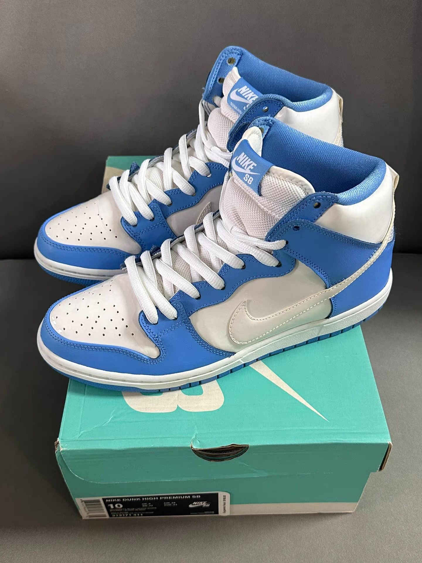 Nike Nike Dunk SB North Carolina Blue Ｑ20 Size US 10 / EU 43 - 7 Thumbnail