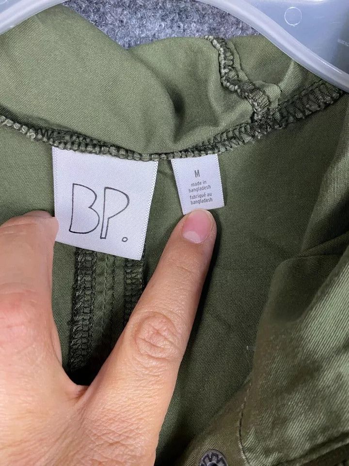BP. BP Military Jacket Women's Medium Full Zip Hooded Cotton M Size M / US 6-8 / IT 42-44 - 3 Thumbnail