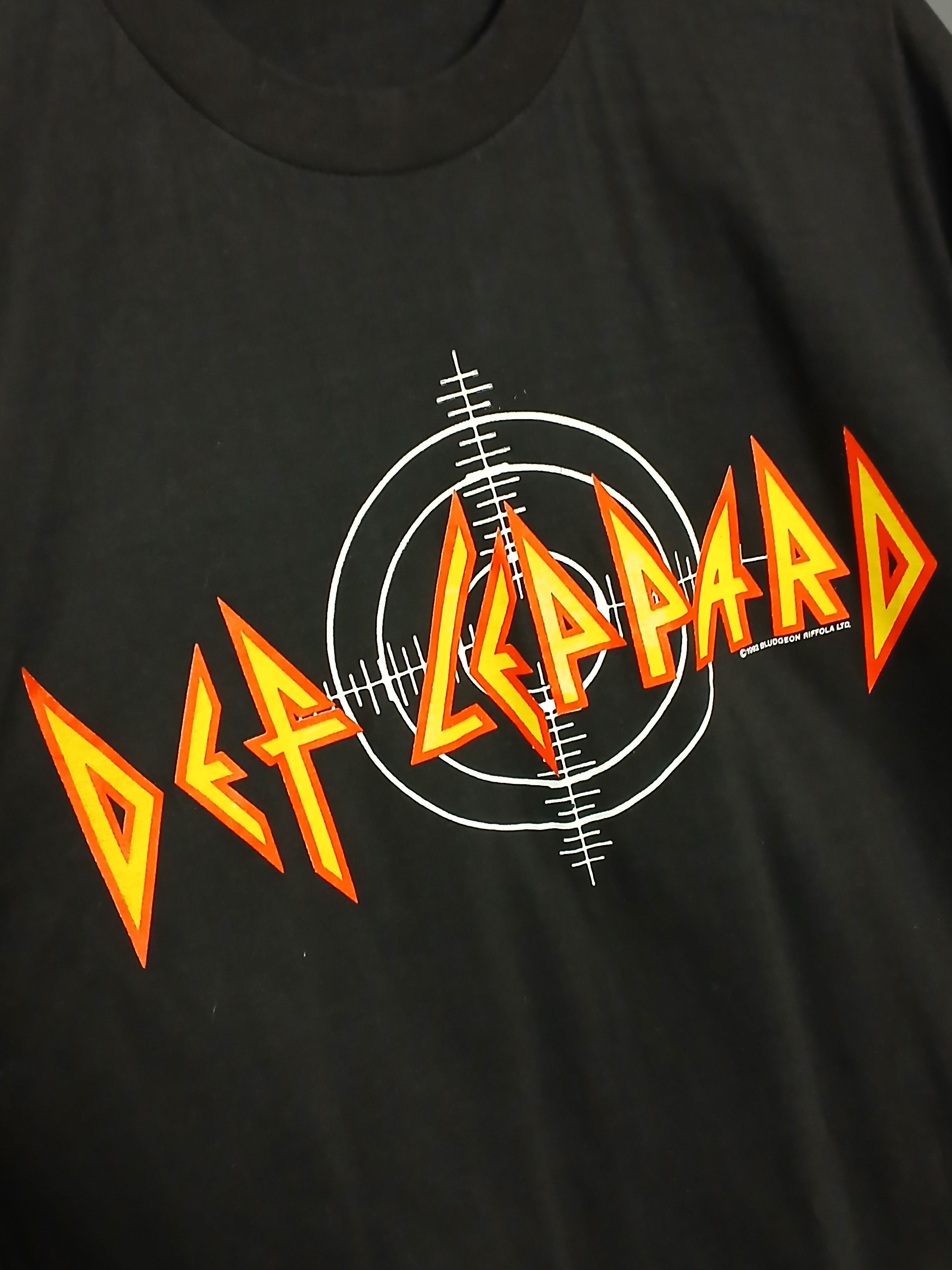 Band Tees × Def Leppard × Vintage Vintage 1992 Def Lepard Single Stitch T-Shirt Size US L / EU 52-54 / 3 - 3 Thumbnail