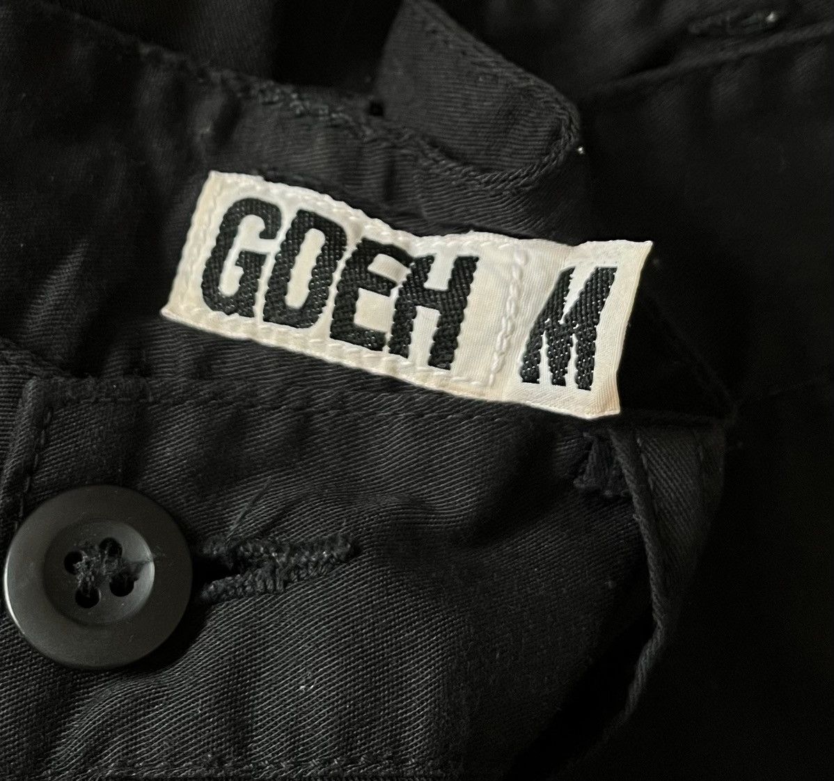 GOODENOUGH Vintage GDEH hiroshi fujiwara black straight trousers Size US 31 - 3 Thumbnail