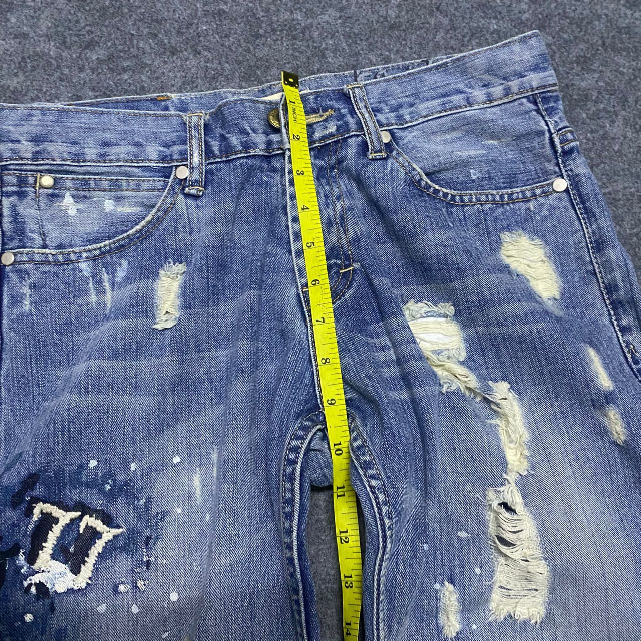 American Eagle Outfitters 💥Flare💥 American Eagle Qutfitters Distressed Denim Size US 31 - 4 Thumbnail