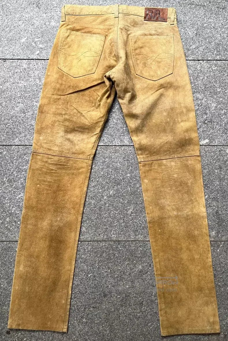 RRL Ralph Lauren RRL Ralph Lauren leather pants Size US 36 / EU 52 - 6 Thumbnail
