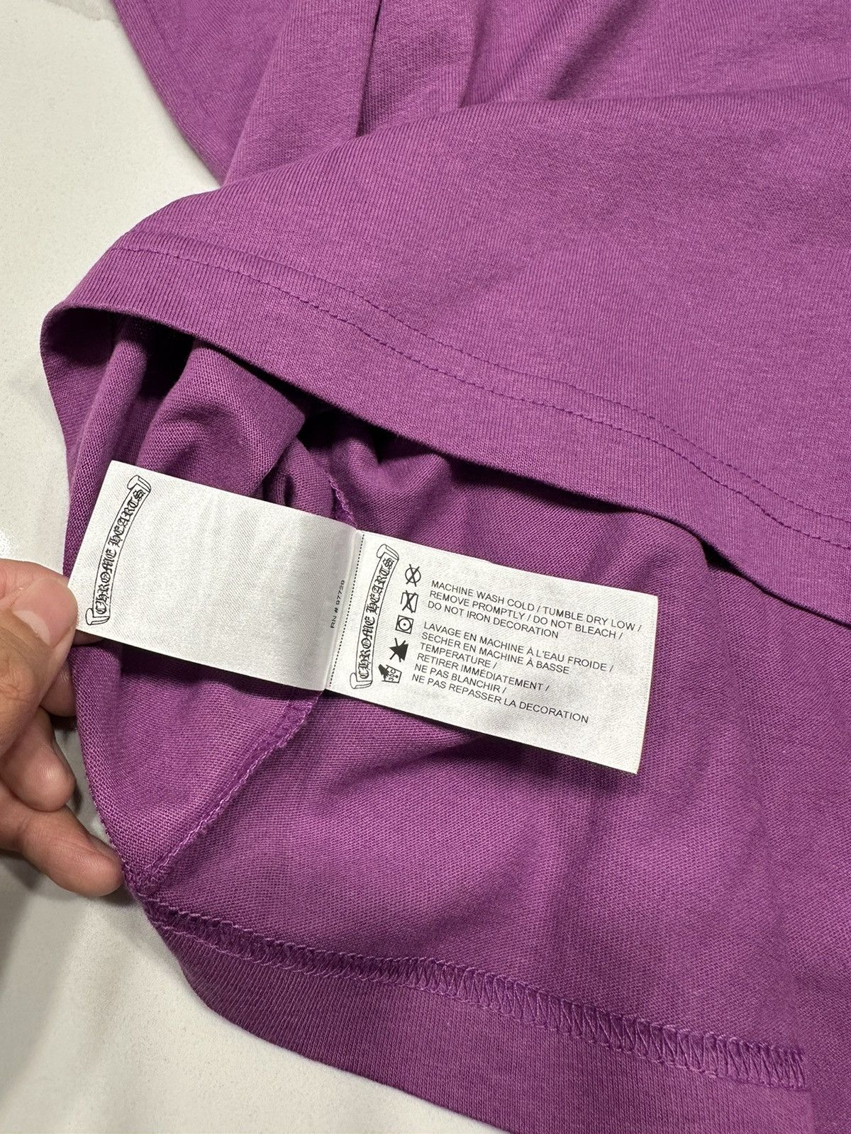 Chrome Hearts 🔥Chrome Hearts Mattyboy Purple Short Sleeve Tee🔥 Size US L / EU 52-54 / 3 - 12 Thumbnail