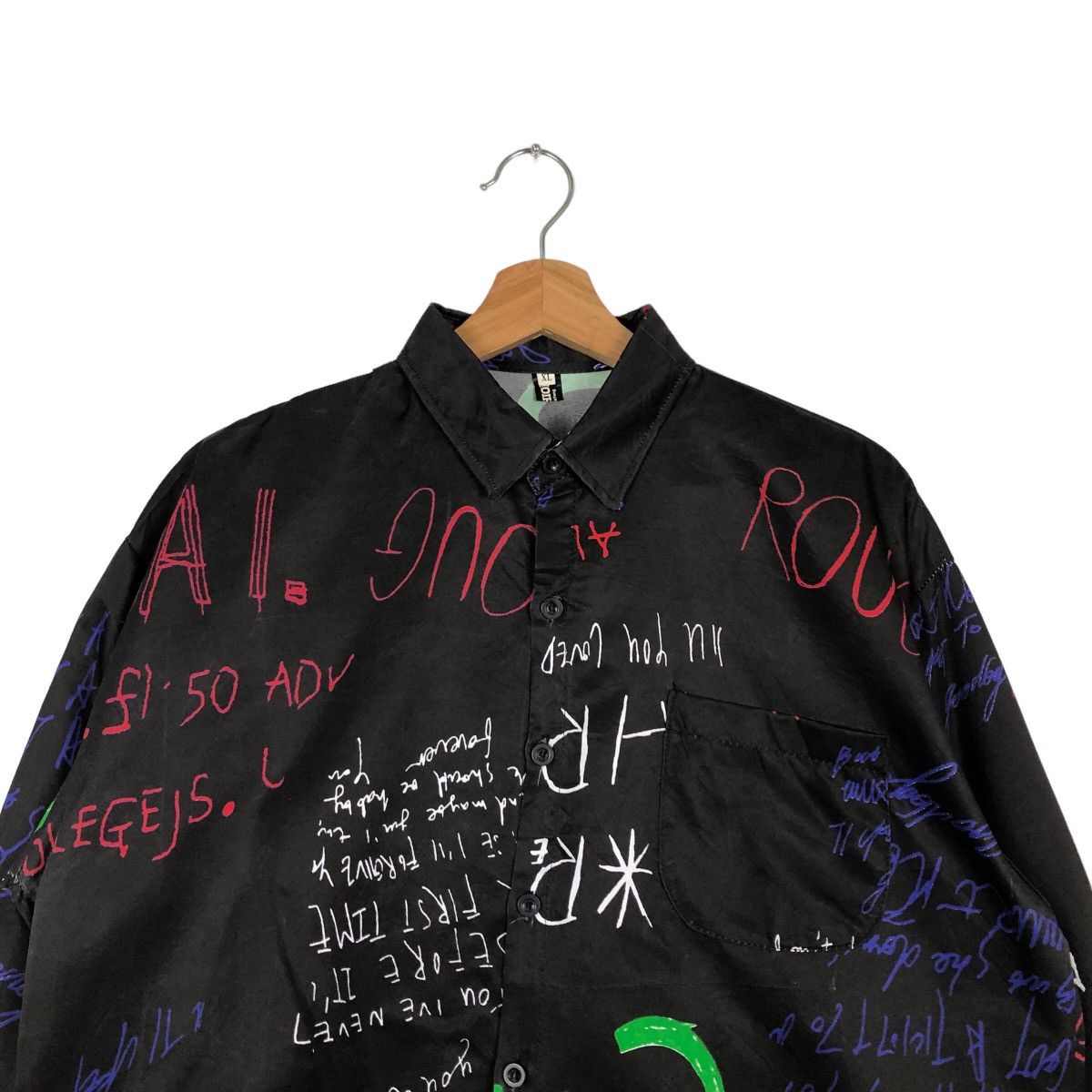 Japanese Brand 🔥COMME DES GARCONS INSPIRE DESIGN SHIRTS OVER PRINT Size US XL / EU 56 / 4 - 2 Thumbnail