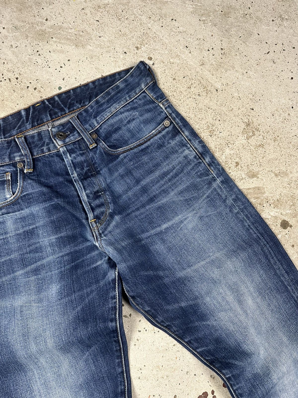G-Star × Vintage Vintage Y2K G Star Raw 3301 Tapered Washed Denim Pants Jeans Size US 30 / EU 46 - 7 Thumbnail