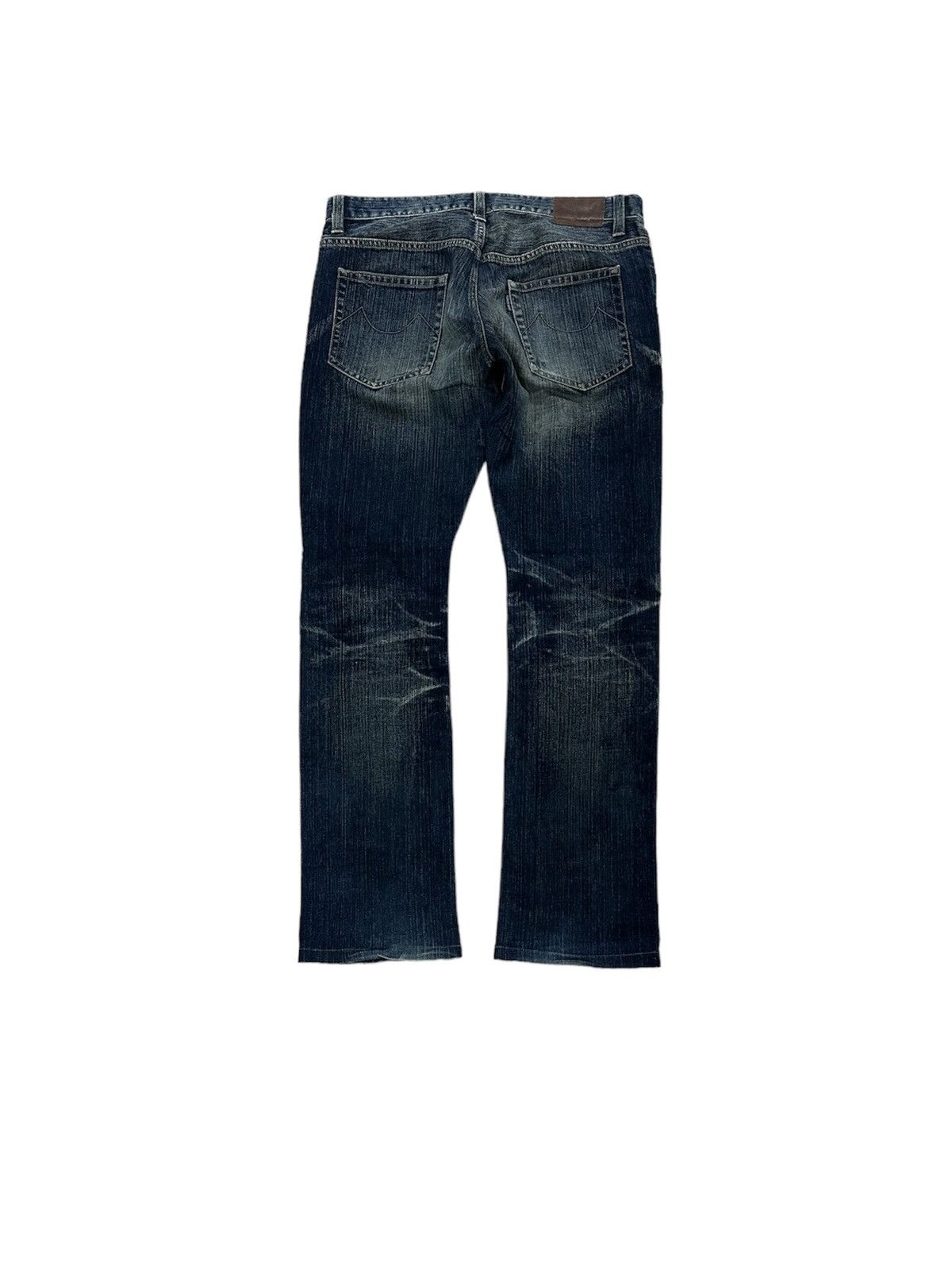 Japanese Brand Zero by Tornado Mart Japan Wash Distressed Punk Style Jeans Size US 34 / EU 50 - 2 Thumbnail