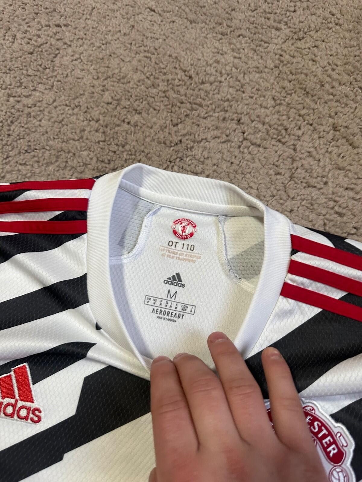Adidas Manchester United 2020 Football Shirt Soccer Jersey Adidas Size US M / EU 48-50 / 2 - 4 Thumbnail