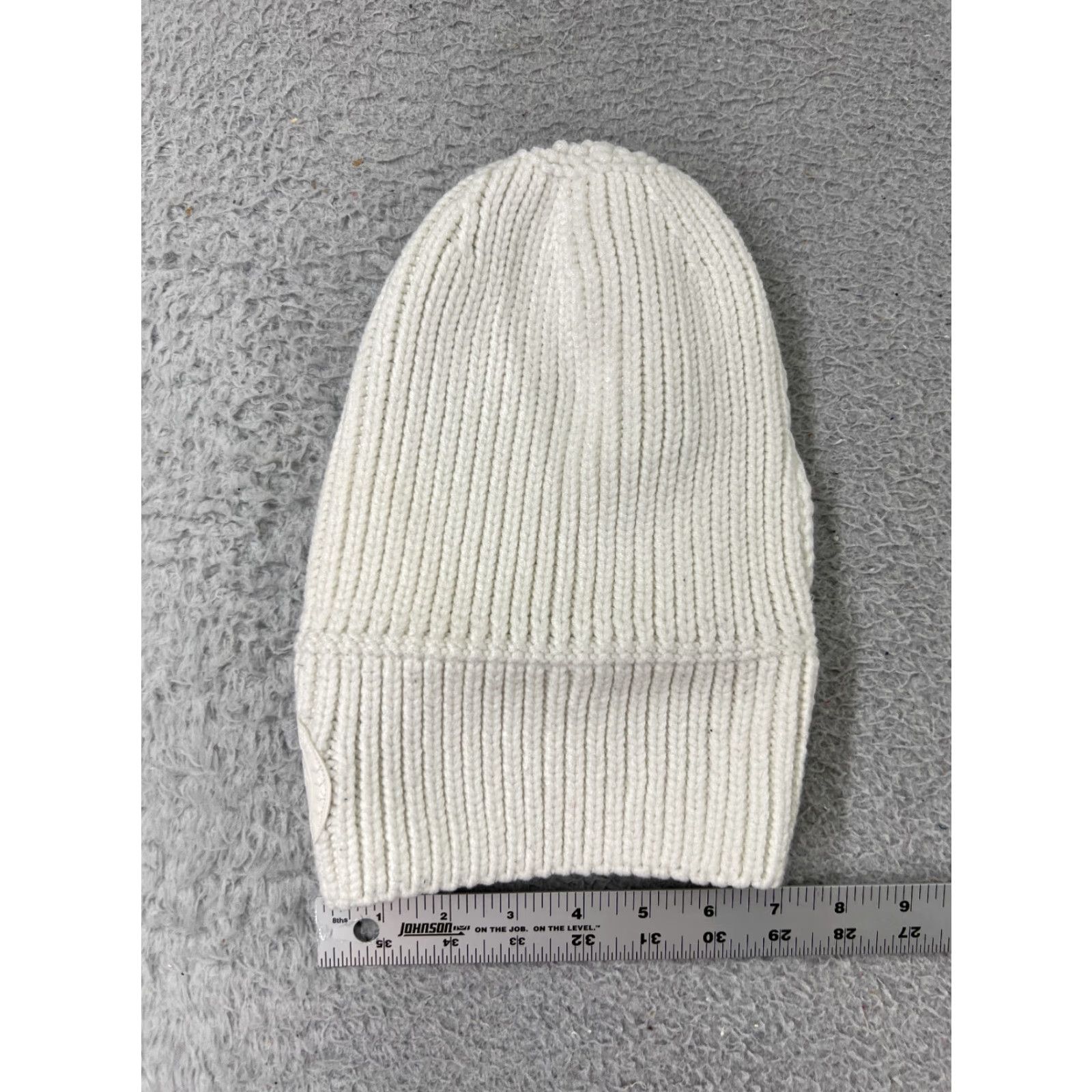 Vintage Canada Weather Gear Beanie Women's One Size White Knit 100% Acrylic Ski Hat/Cap Size ONE SIZE - 4 Thumbnail