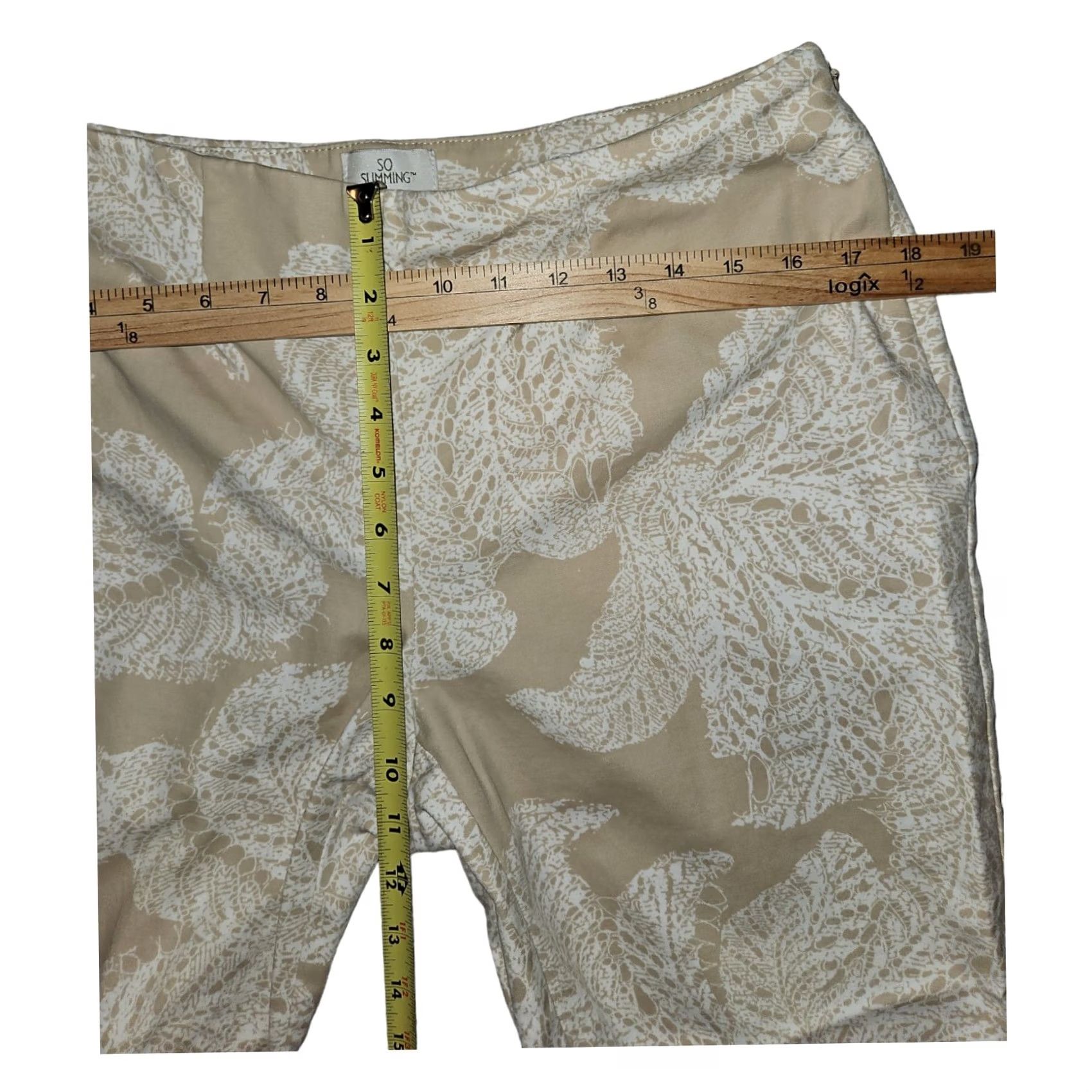 Vintage Chico's Crop Capris Pants Size 0.5 Women's Slimming Casual Workwear Brown Size ONE SIZE - 3 Thumbnail