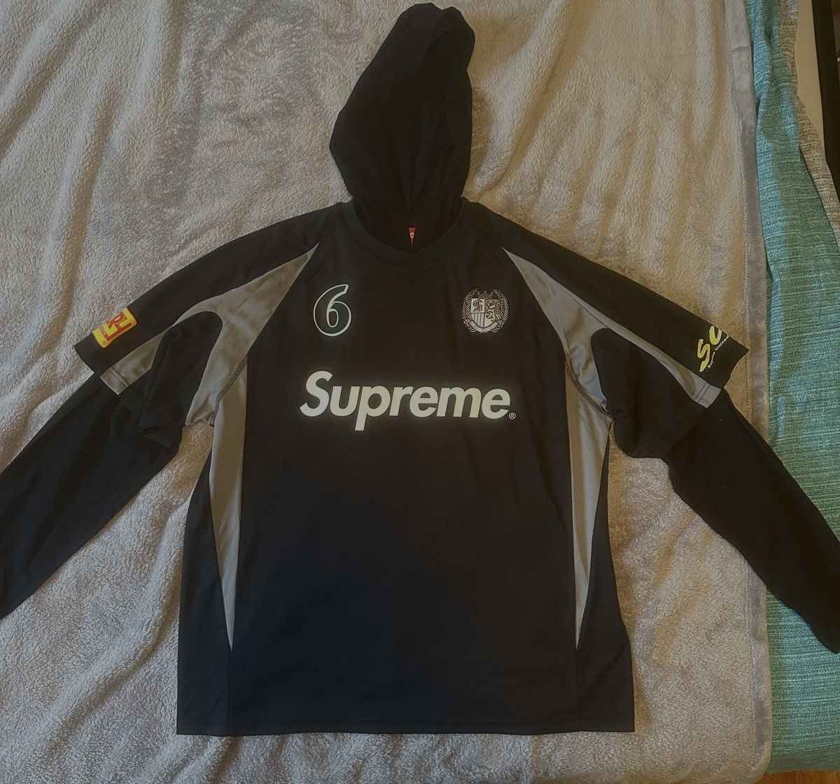 Supreme Hooded Soccer Jersey | Grailed