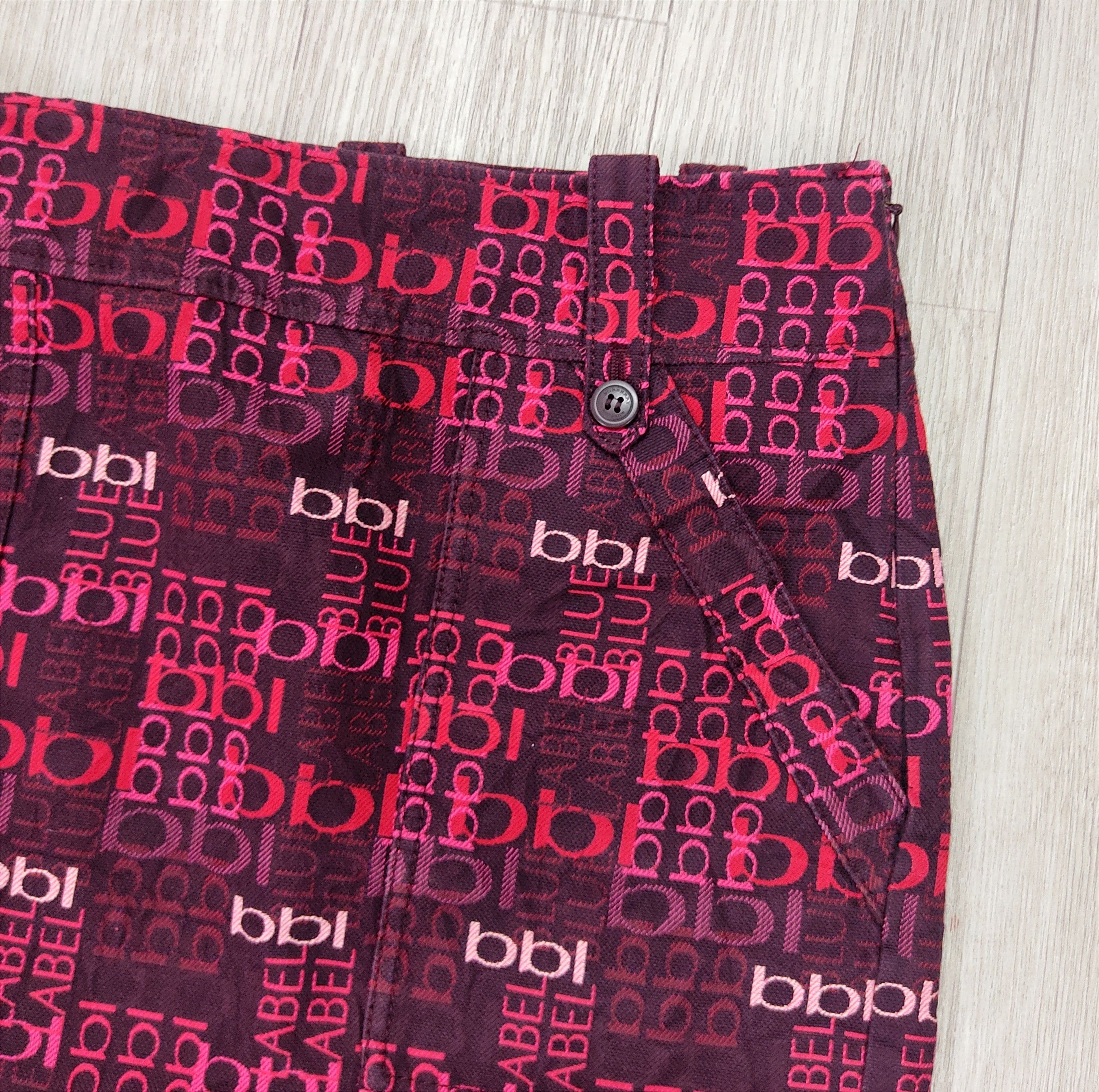 Burberry BURBERRY Blue Label All Over Print Monogram Mini Skirt Size 27" / US 4 / IT 40 - 3 Thumbnail