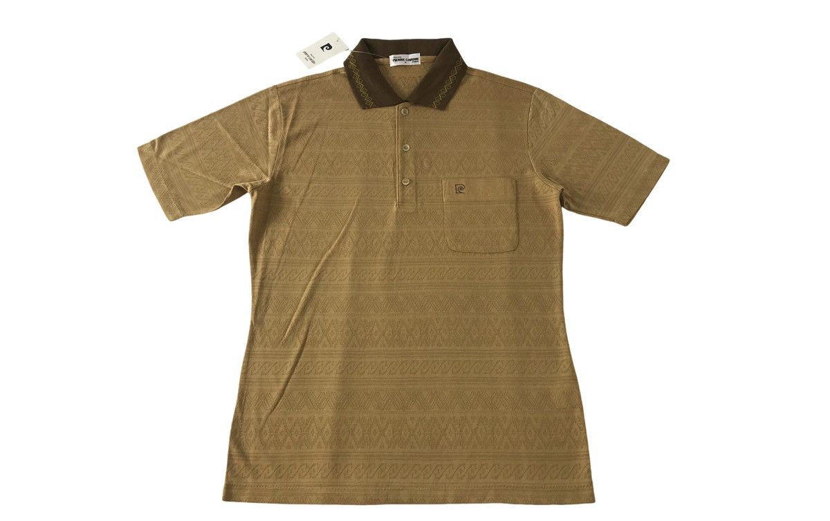 Pierre Cardin 90s Pierre Cardin Paris Tricot Single Pocket Polo Tee Size US M / EU 48-50 / 2 - 1 Thumbnail