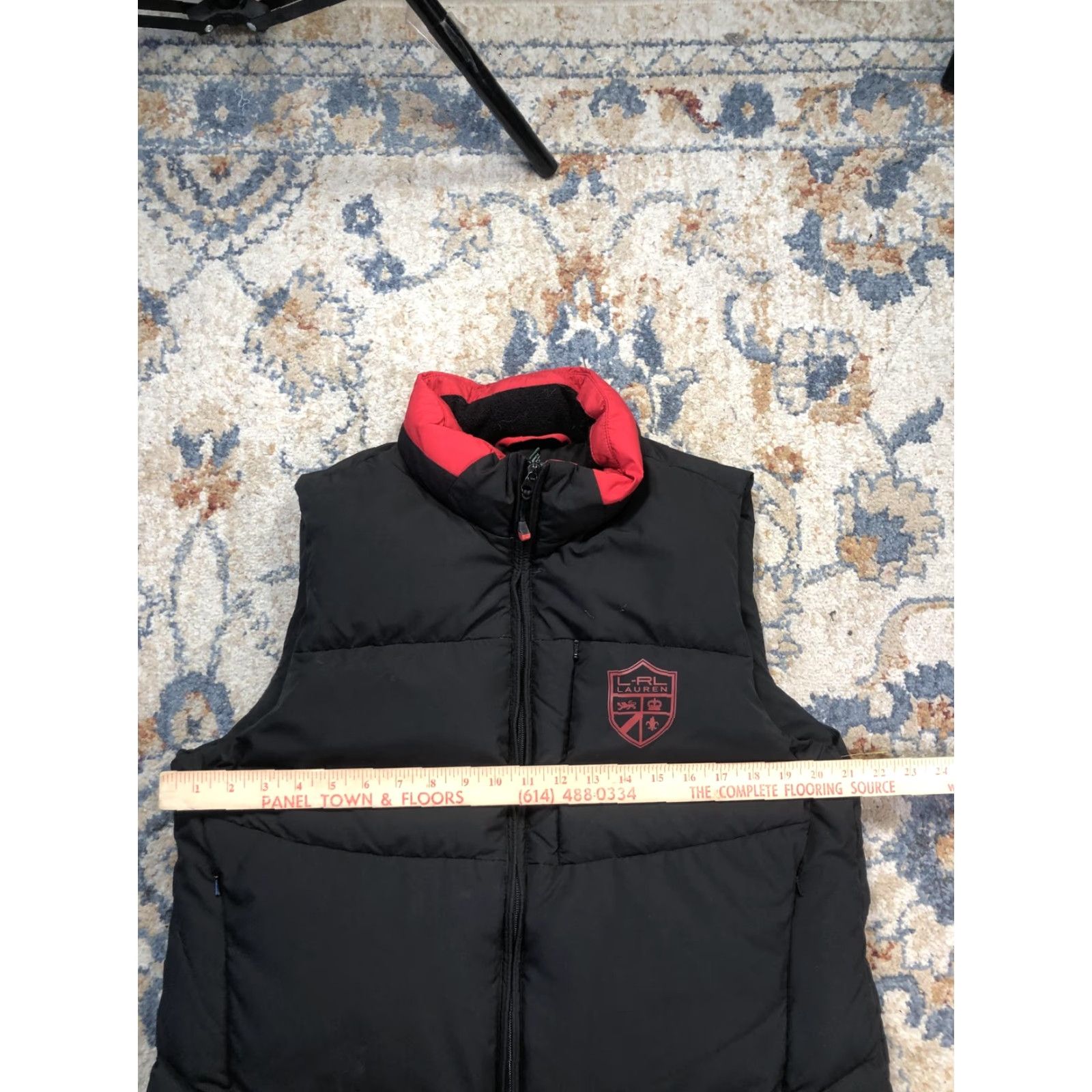 Ralph Lauren Lauren Ralph Lauren Puffer Vest Womens XL Black Red Full Zip Quilted Outdoor Ski Vest Size XL / US 12-14 / IT 48-50 - 7 Thumbnail