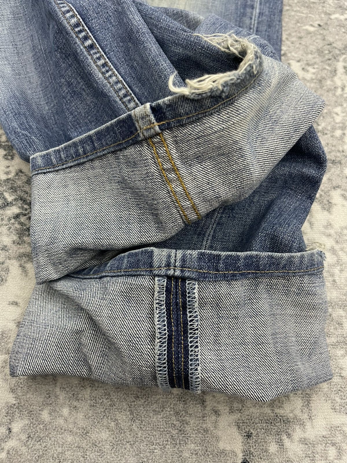 RRL Ralph Lauren Vintage Polo Ralph Lauren Baggy Distressed Denim Size US 36 / EU 52 - 22 Thumbnail