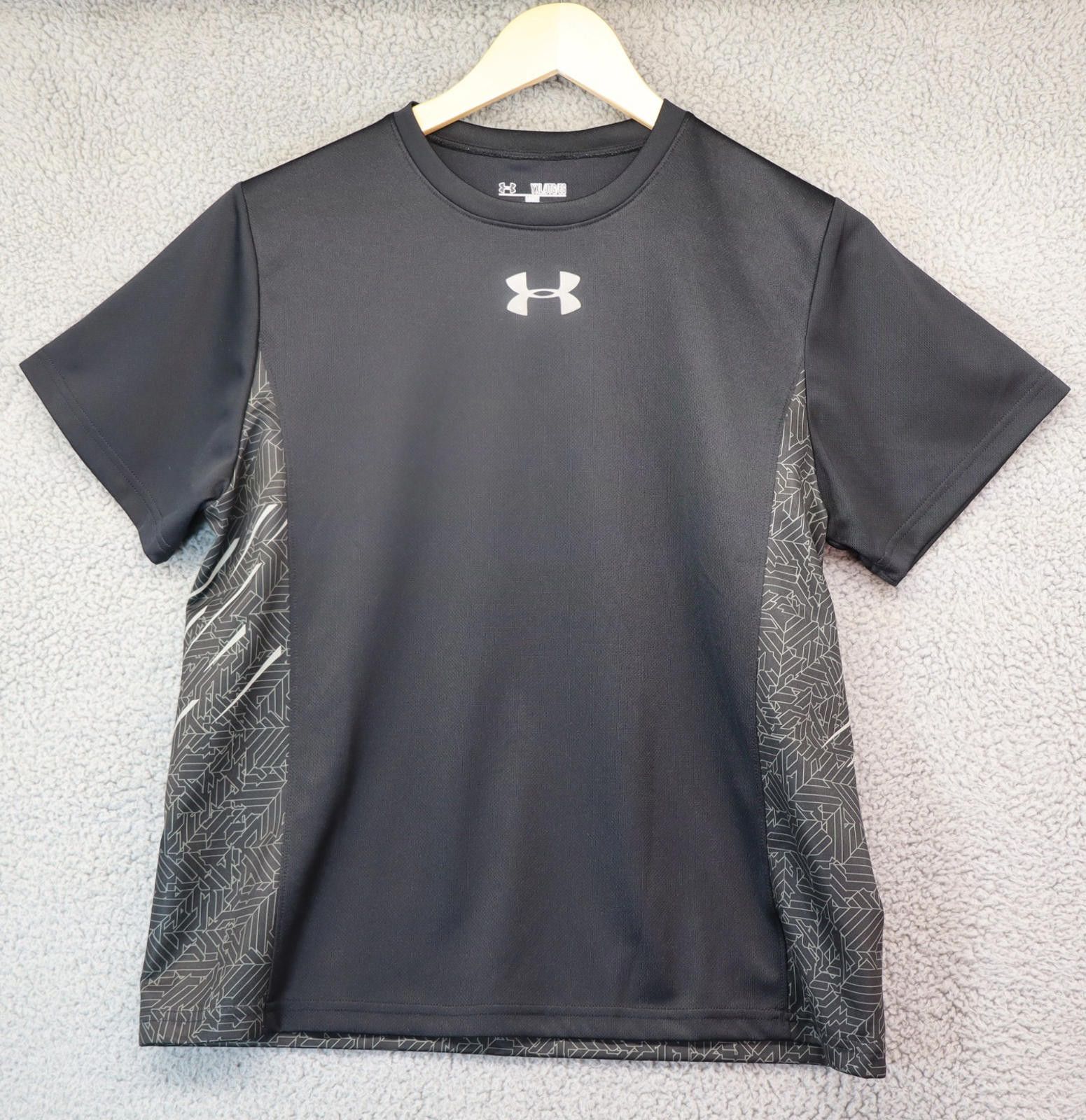 Under Armour Under Armour XL Youth Boys Compression Shirt Black Size US XL / EU 56 / 4 - 2 Thumbnail