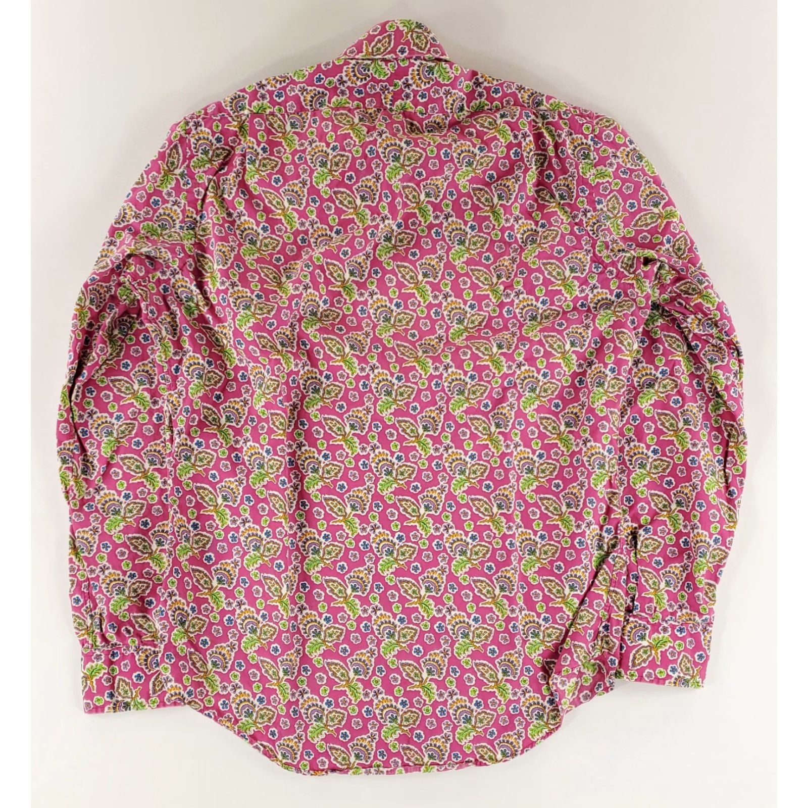 Polo Ralph Lauren Polo Ralph Lauren Regent Paisley Button Up Shirt Pink Custom Fit Mens M Long Sleeve Size US M / EU 48-50 / 2 - 5 Thumbnail