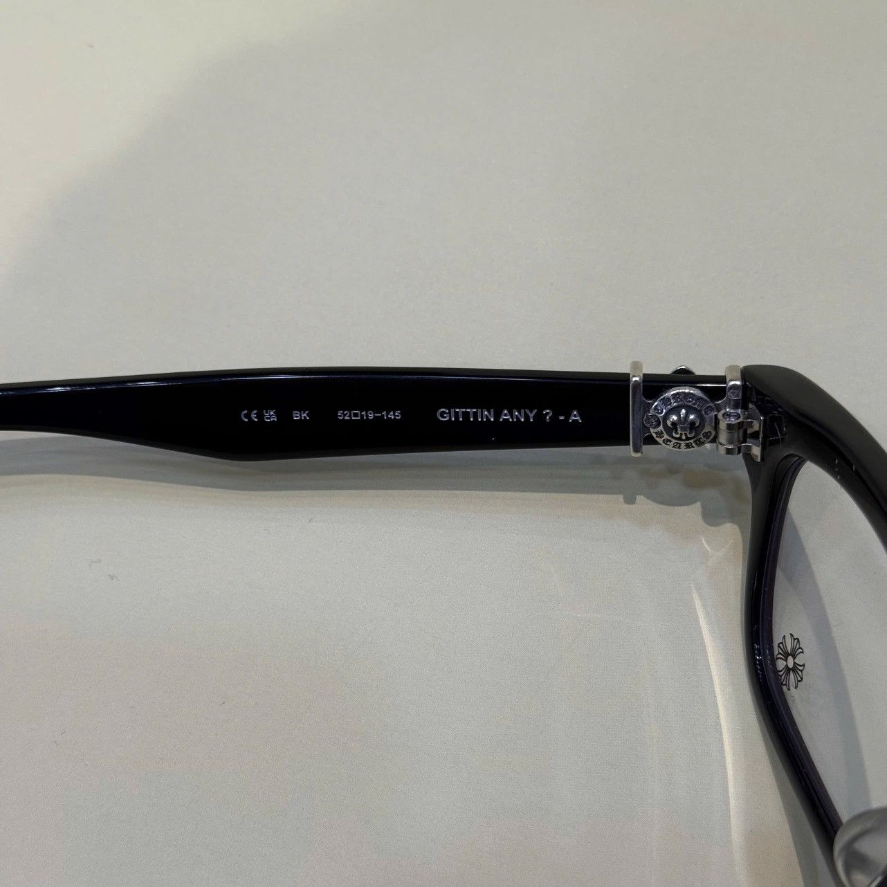 Chrome Hearts CHROME HEARTS GITTIN ANY?-A BLACK Size ONE SIZE - 4 Thumbnail