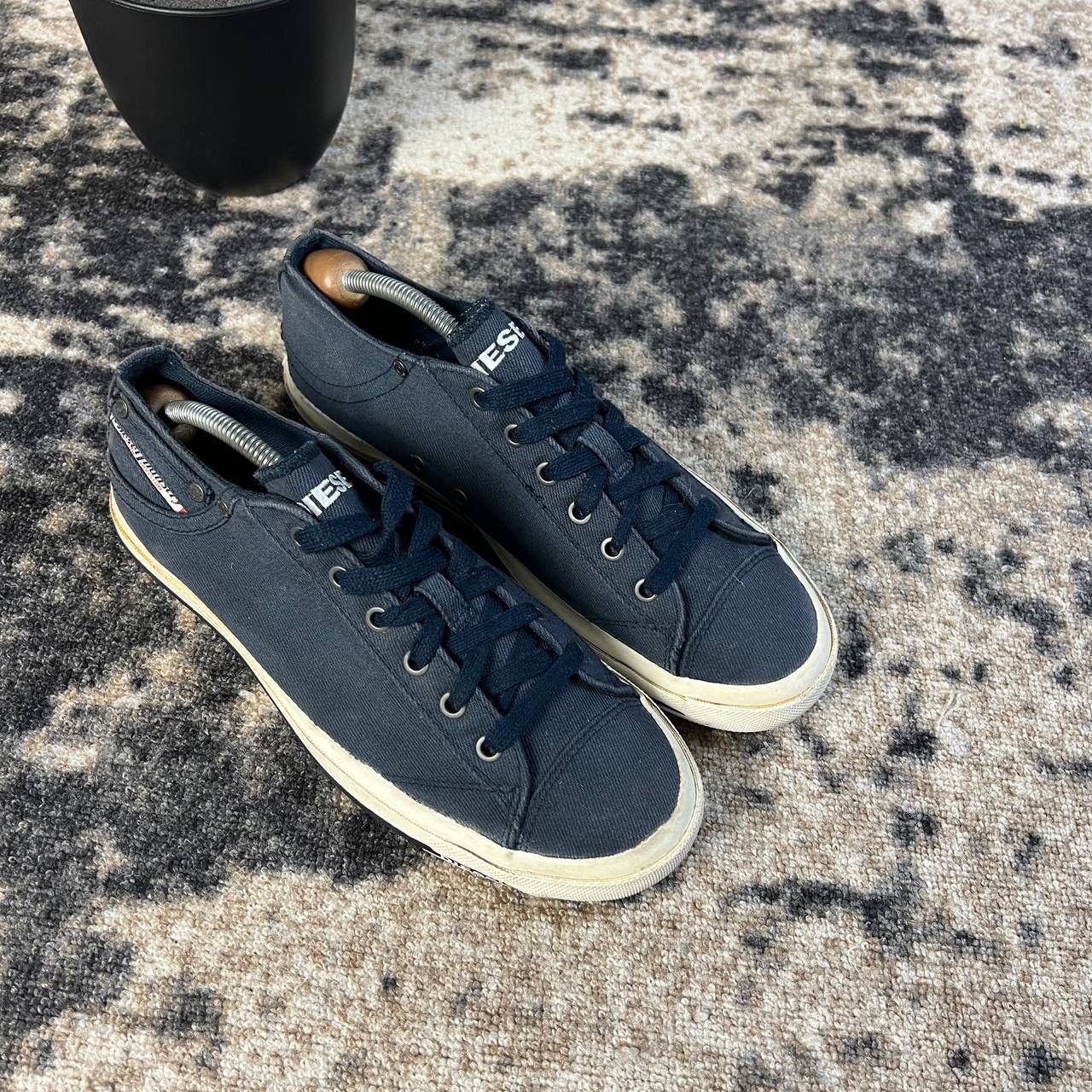 Diesel Diesel Luxury Mini Logo Low-Top Sneakers Streetwear Style Size US 9 / EU 42 - 2 Thumbnail