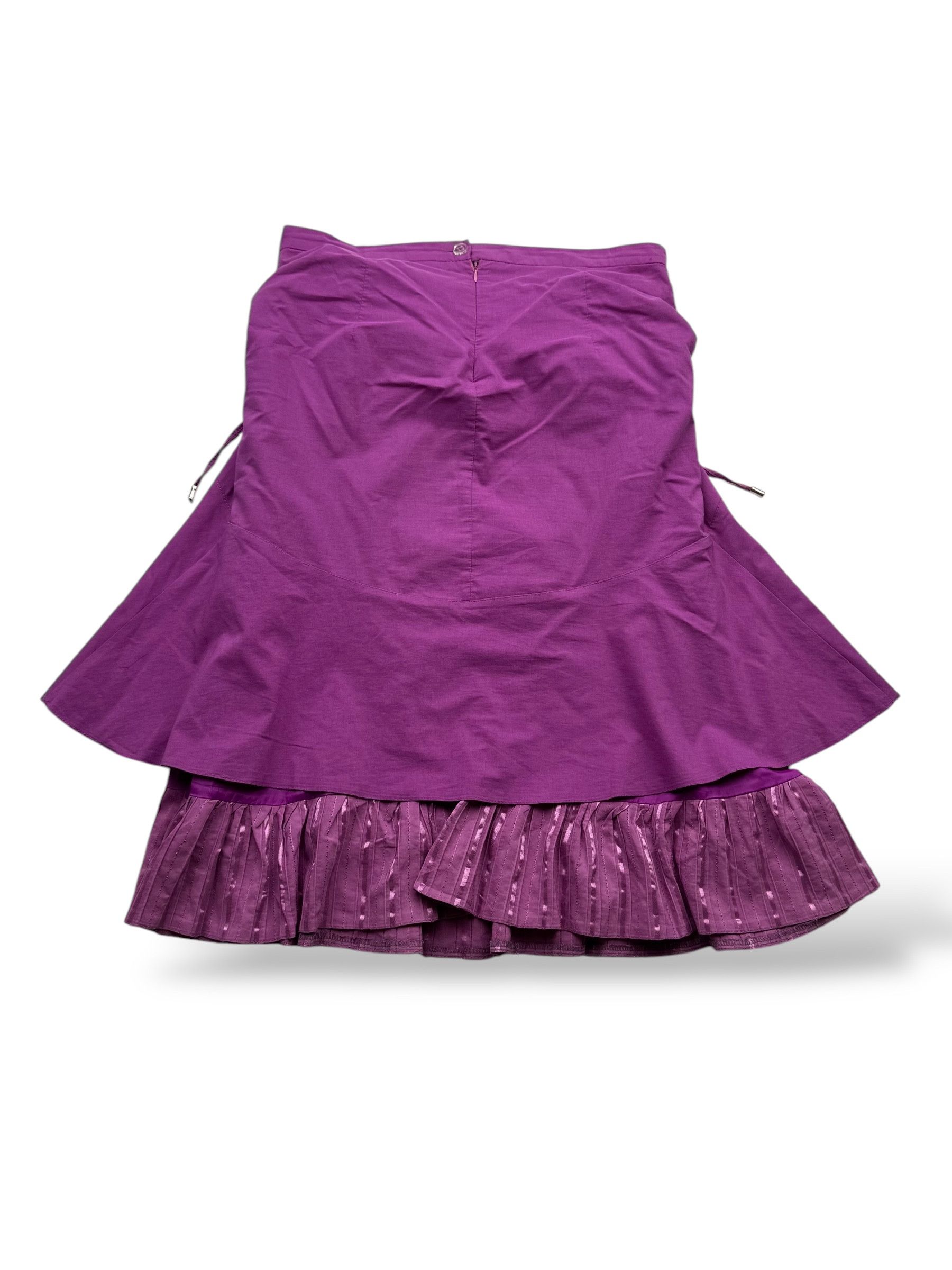 Japanese Brand Vintage Flare Skirt With Bondage W165(V9) Size 32" / US 10 / IT 46 - 5 Thumbnail