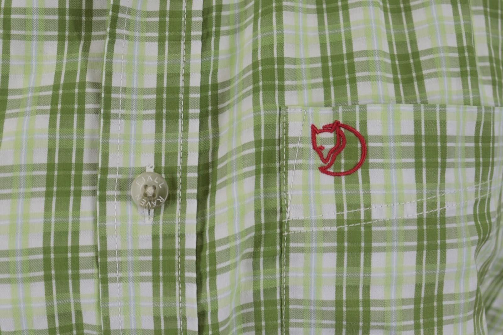 Fjallraven Men's Fjall Raven Green Check Hiking Blouse Shirt Size XL Size US XL / EU 56 / 4 - 4 Thumbnail