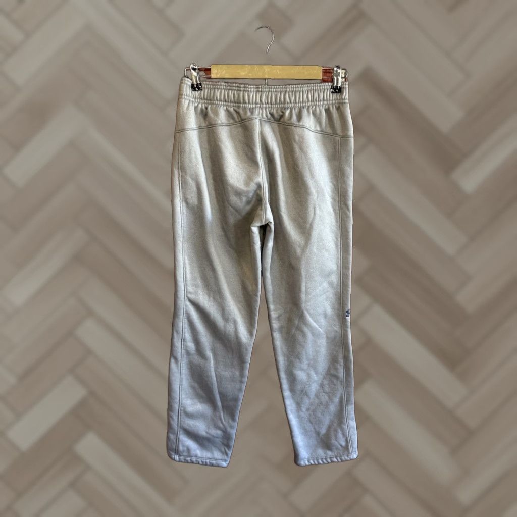 Under Armour Under Armour Sweatpants Mens Gray Fleece Drawstring Size S Pants Regular Activewear Size US 29 - 1 Thumbnail