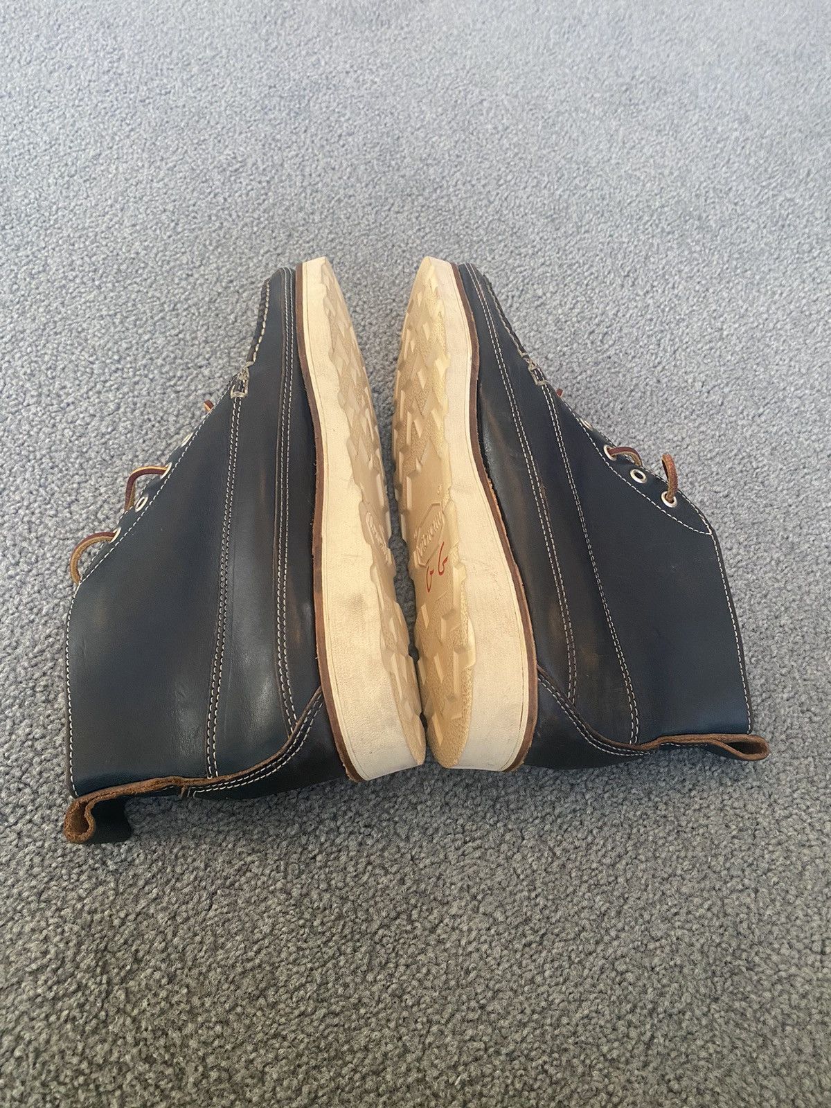 Handmade × Oak Street Bootmakers Beautiful Oak Street Bootmakers Navy Boots Size US 9 / EU 42 - 4 Thumbnail