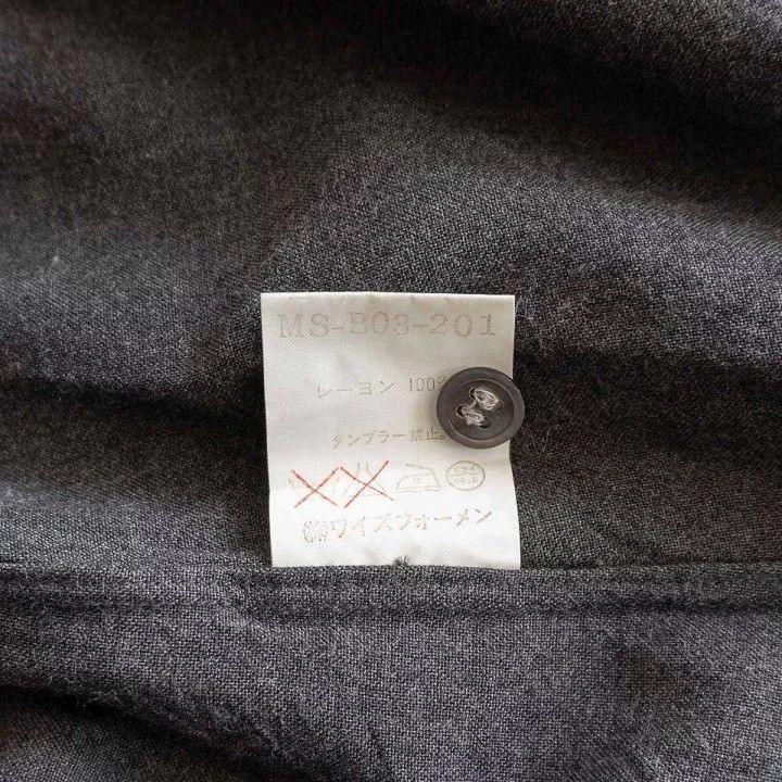 Y's for Men Y's For Men Black silk silhouette shirt Size US M / EU 48-50 / 2 - 4 Thumbnail