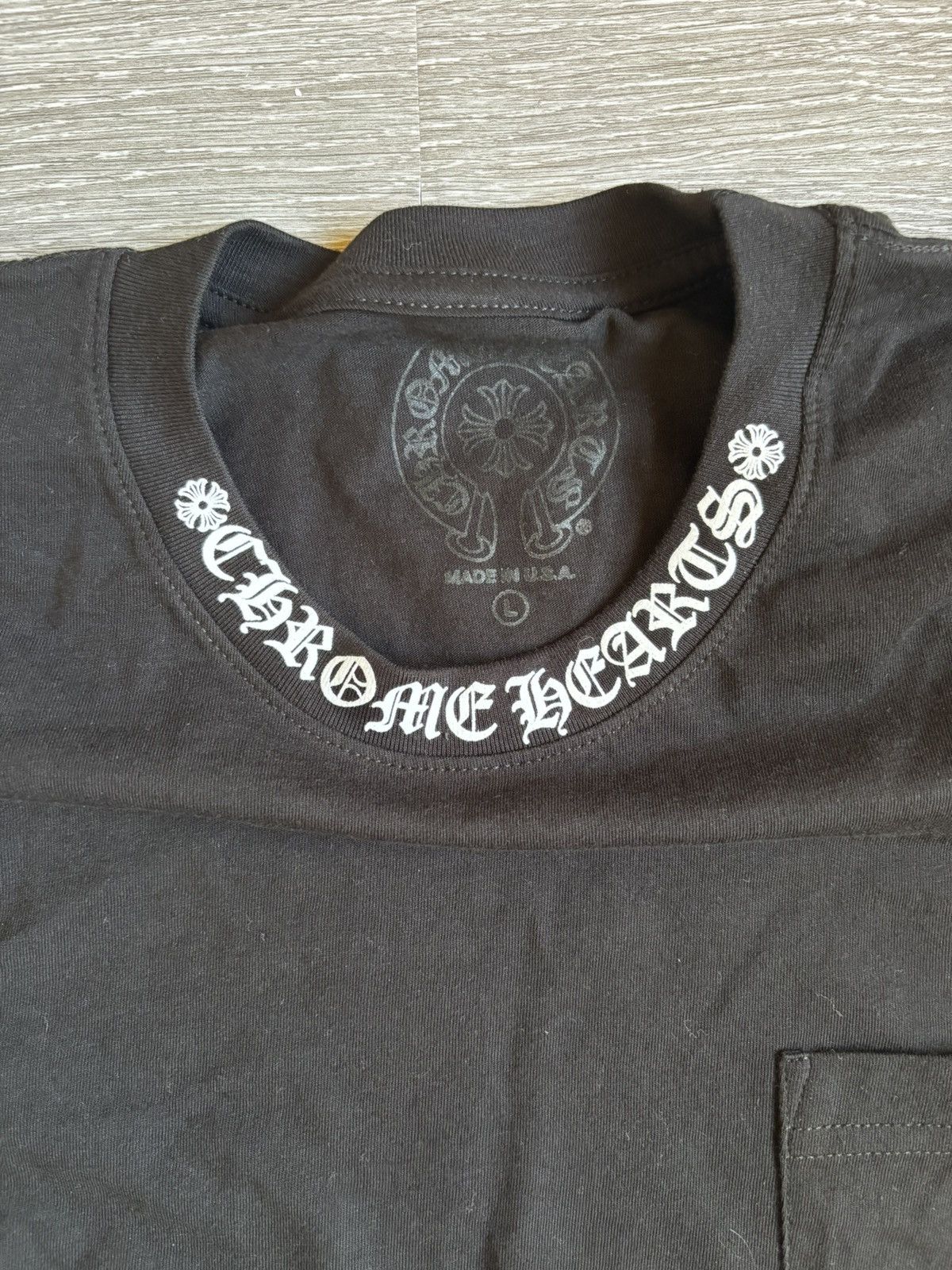 Chrome Hearts Chrome Hearts Neck Logo Long Sleeve Tee Size US L / EU 52-54 / 3 - 3 Thumbnail