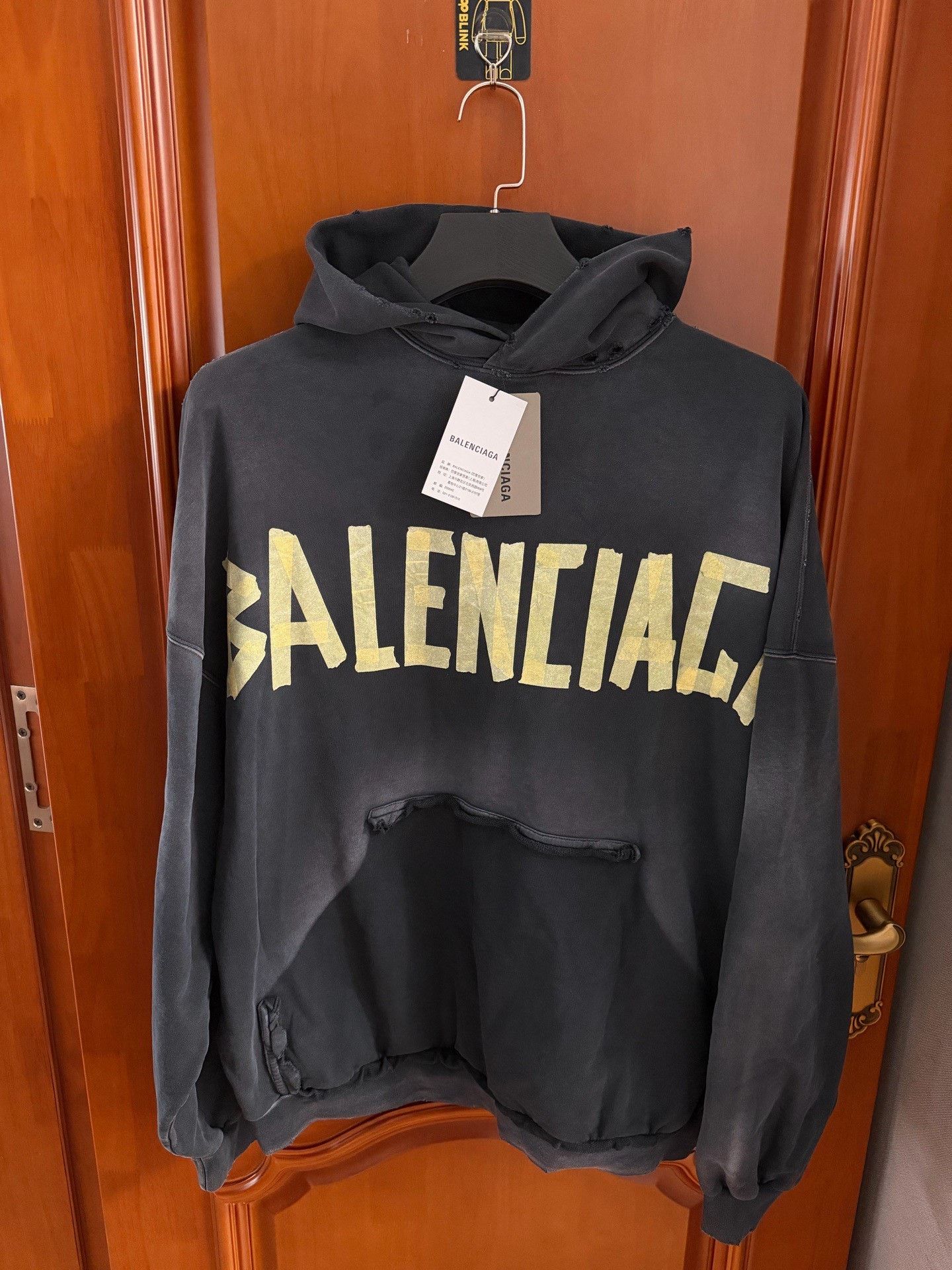 Balenciaga Balenciaga Black Hoodie l Men Size US L / EU 52-54 / 3 - 1 Thumbnail