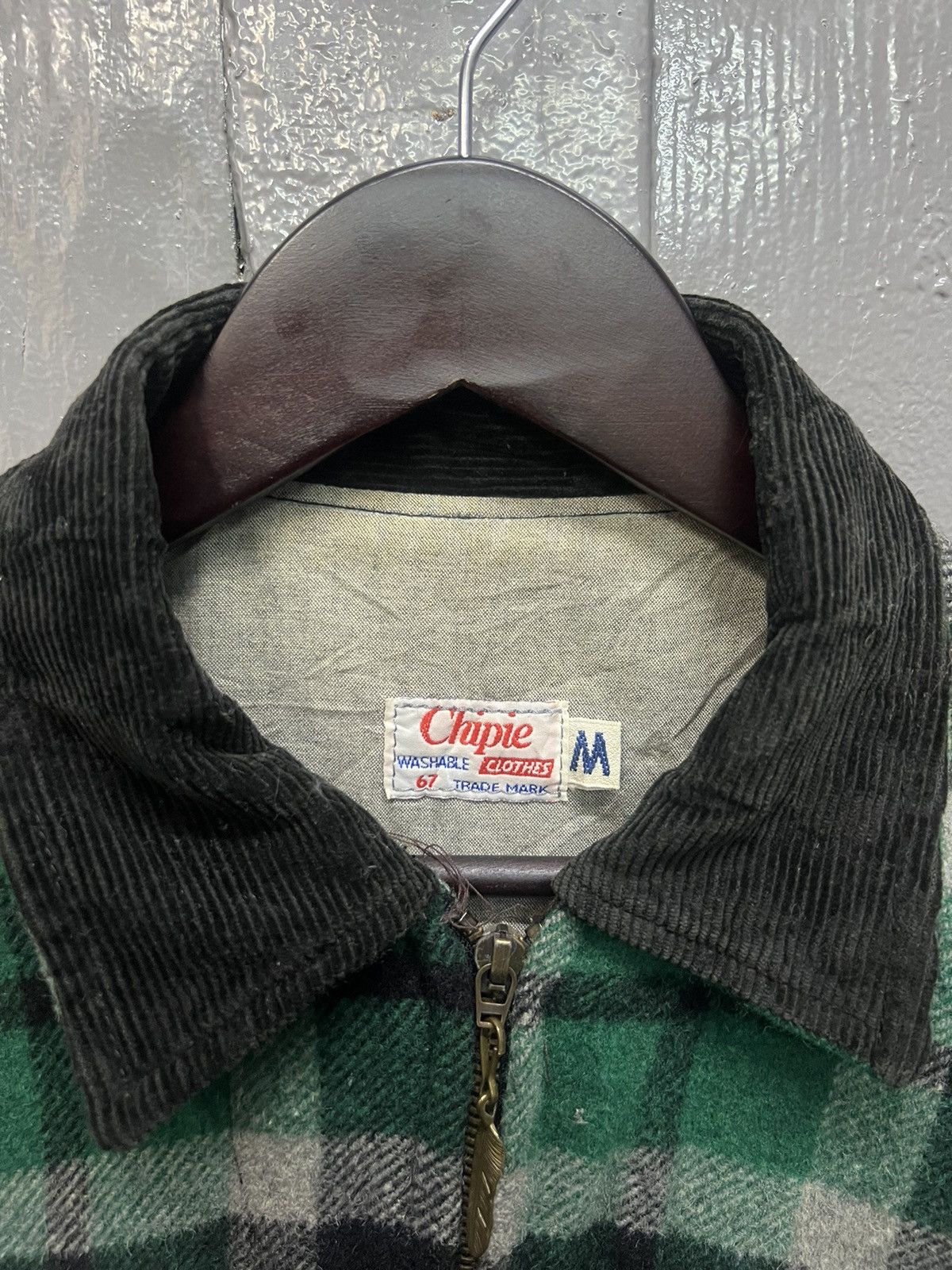 Vintage Vintage Chipie Work US Patent Wool Tartan Jacket Size US M / EU 48-50 / 2 - 6 Thumbnail