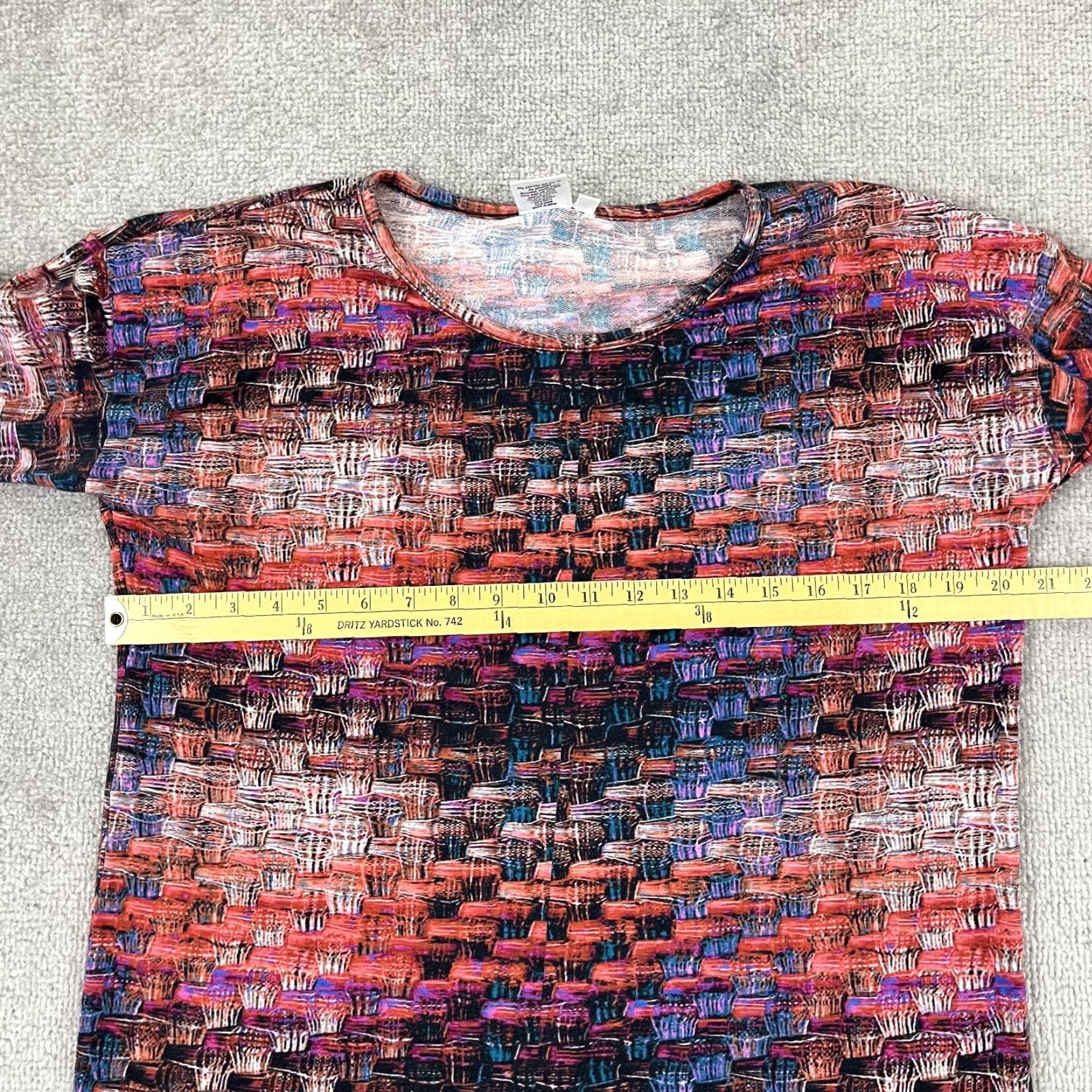 Asket Parsley & Sage Blouse Top Womens Small Abstract Art to Wear Woven Basket Shirt Size S / US 4 / IT 40 - 6 Thumbnail