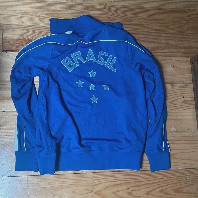 Nike Nike Brazil CBF Track Jacket Vintage Small Size US S / EU 44-46 / 1 - 8 Thumbnail