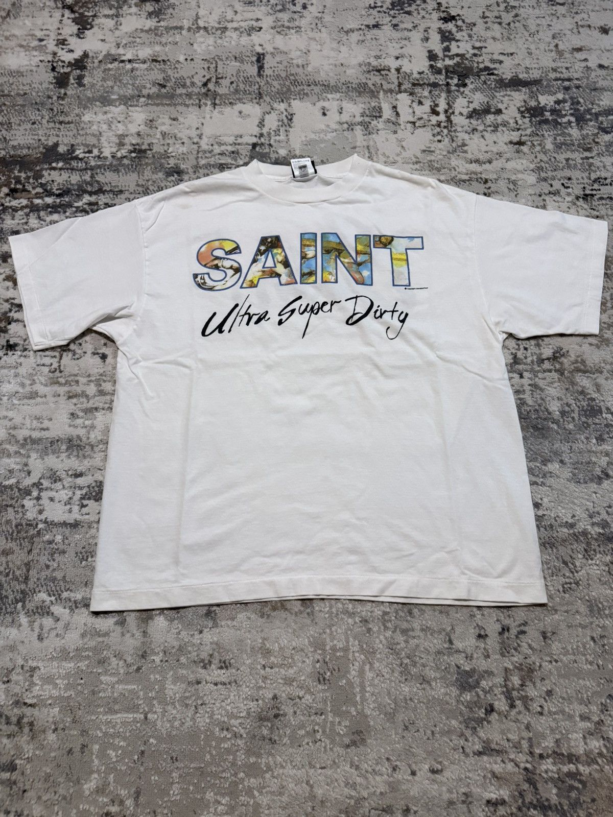 Saint Michael Saint Michael “SAINT” Tshirt Size US XL / EU 56 / 4 - 1 Thumbnail