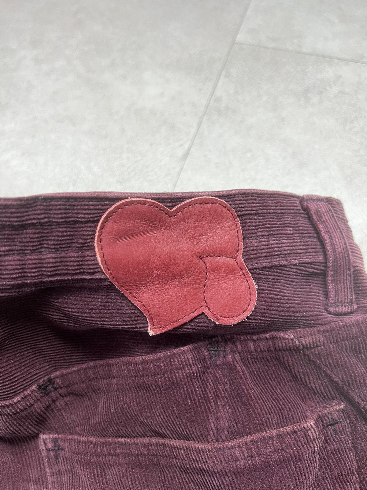 Number (N)ine Number(N)ine Corduroy Hearts&Tears Patch Pants Size US 34 / EU 50 - 3 Thumbnail