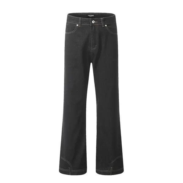 Japanese Brand VIBE American high street vintage black washed cargo jeans Size US 34 / EU 50 - 7 Thumbnail