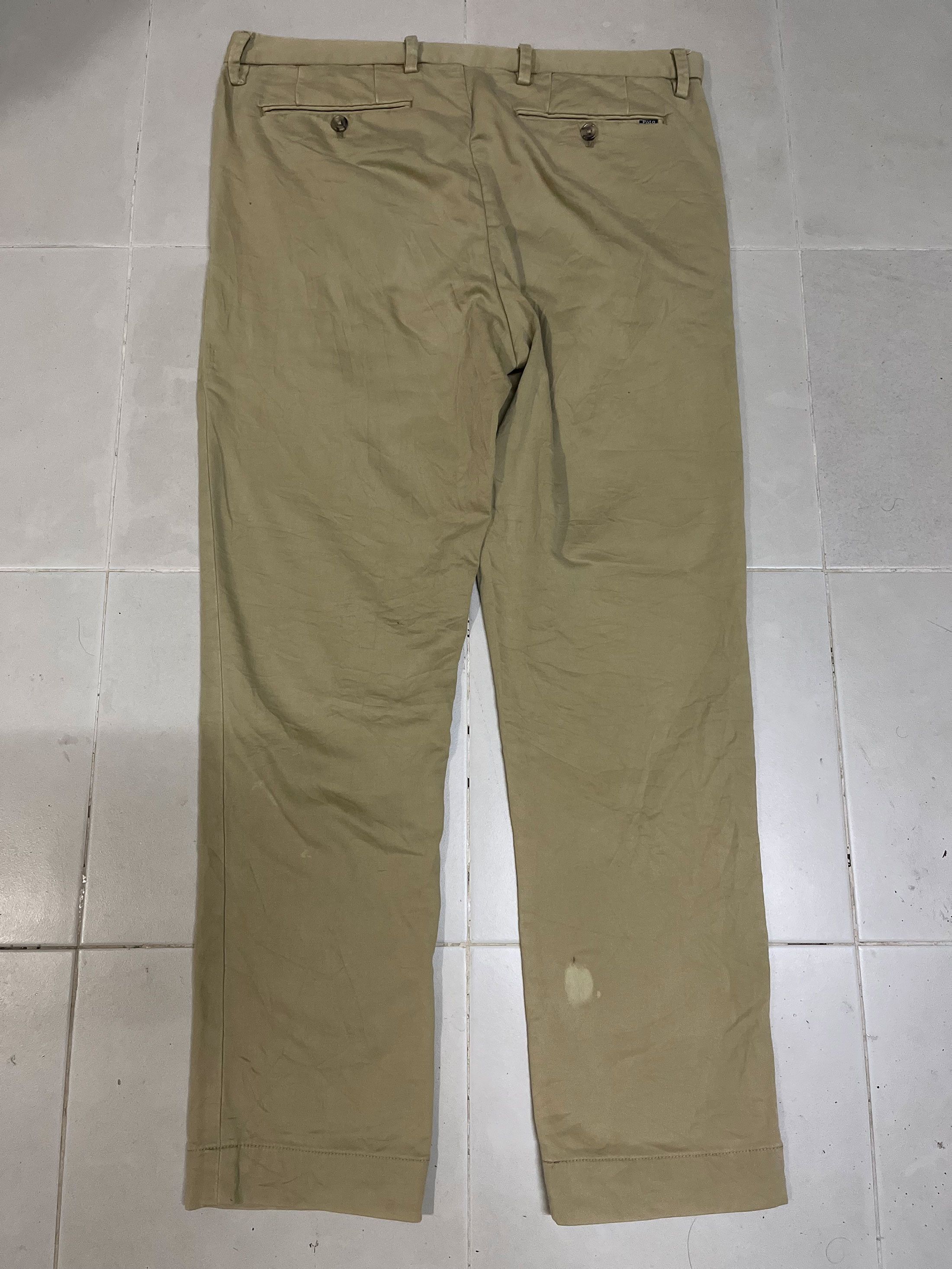 Designer × Polo Ralph Lauren Polo Ralph Lauren Slim Fit Trousers Menswear Size US 34 / EU 50 - 6 Thumbnail