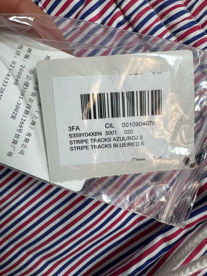 Loewe LOEWE sizeS Striped embroidered logo shorts Size 26" / US 2 / IT 38 - 6 Thumbnail