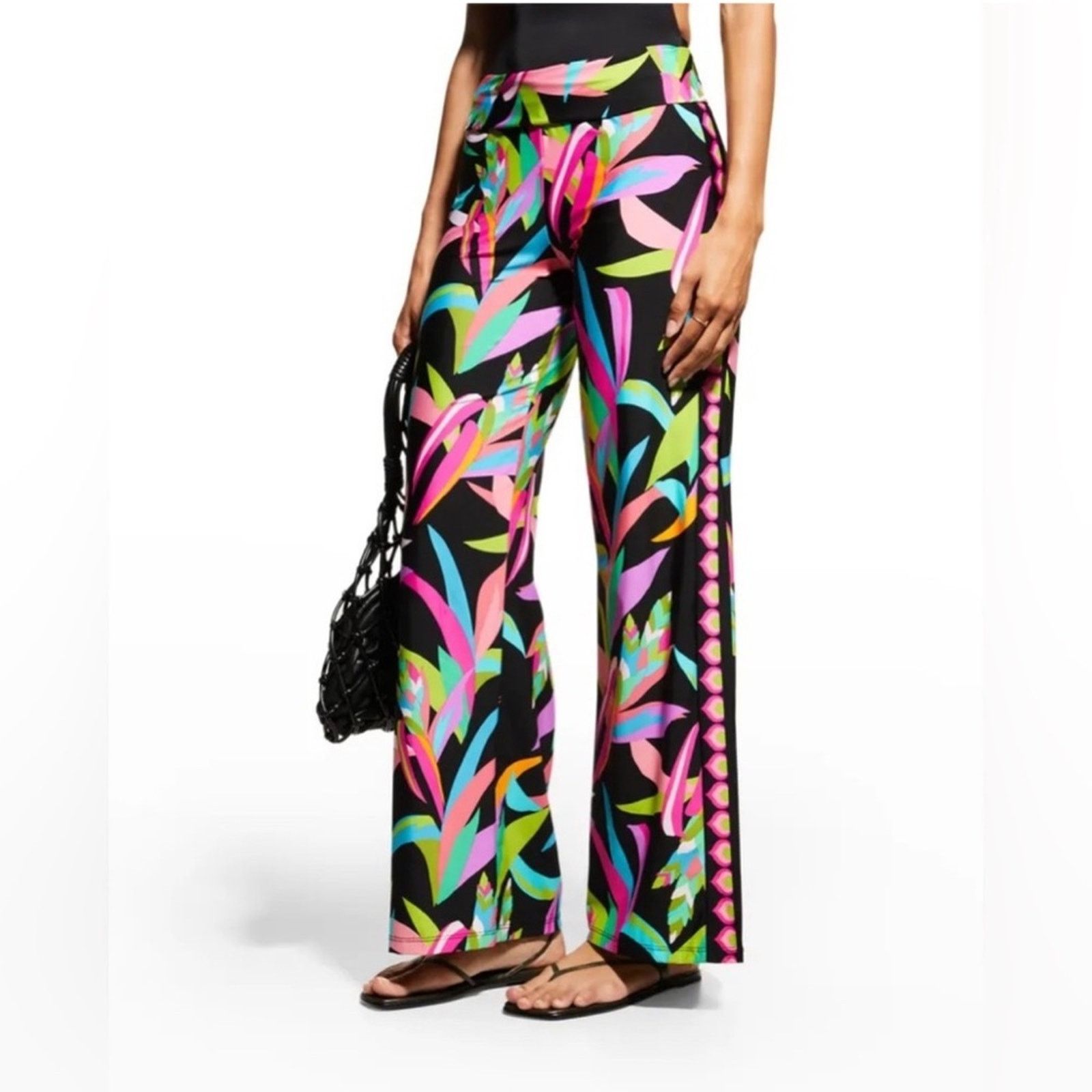 Trina Turk 🎉LAST PIECE🎉TRINA TURK Birds‎ Of Paradise Cover-Up Pants Size L / US 10 / IT 46 - 1 Thumbnail