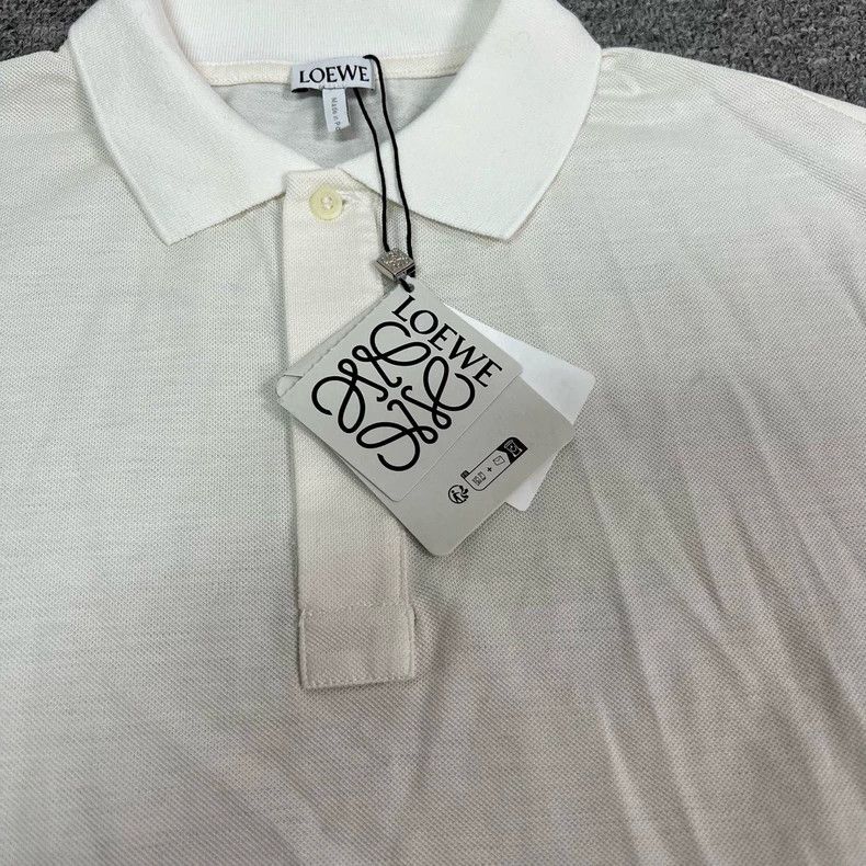 Loewe Loewe Short Polo Shirt with Logo on the Bottom Size S / US 4 / IT 40 - 4 Thumbnail