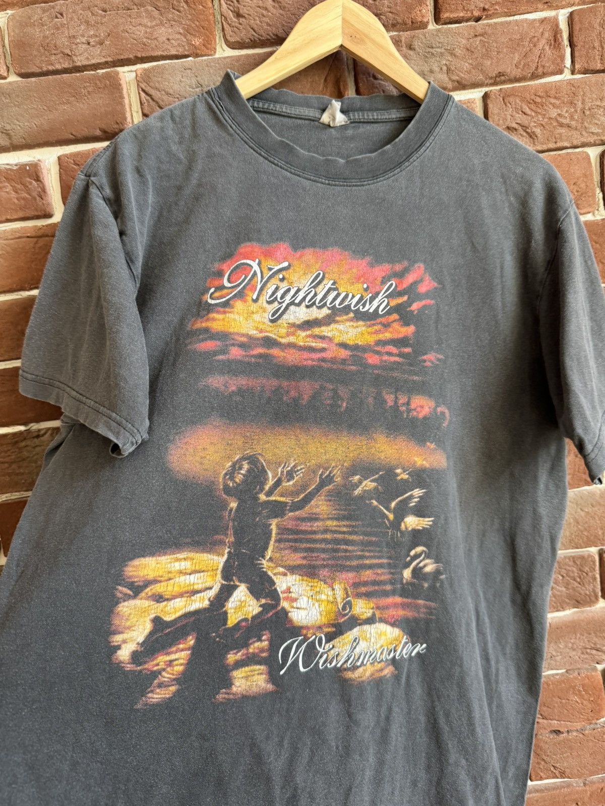 Band Tees 2000 Nightwish Wishmaster Vintage Metal All Over Print tee Size US L / EU 52-54 / 3 - 4 Thumbnail