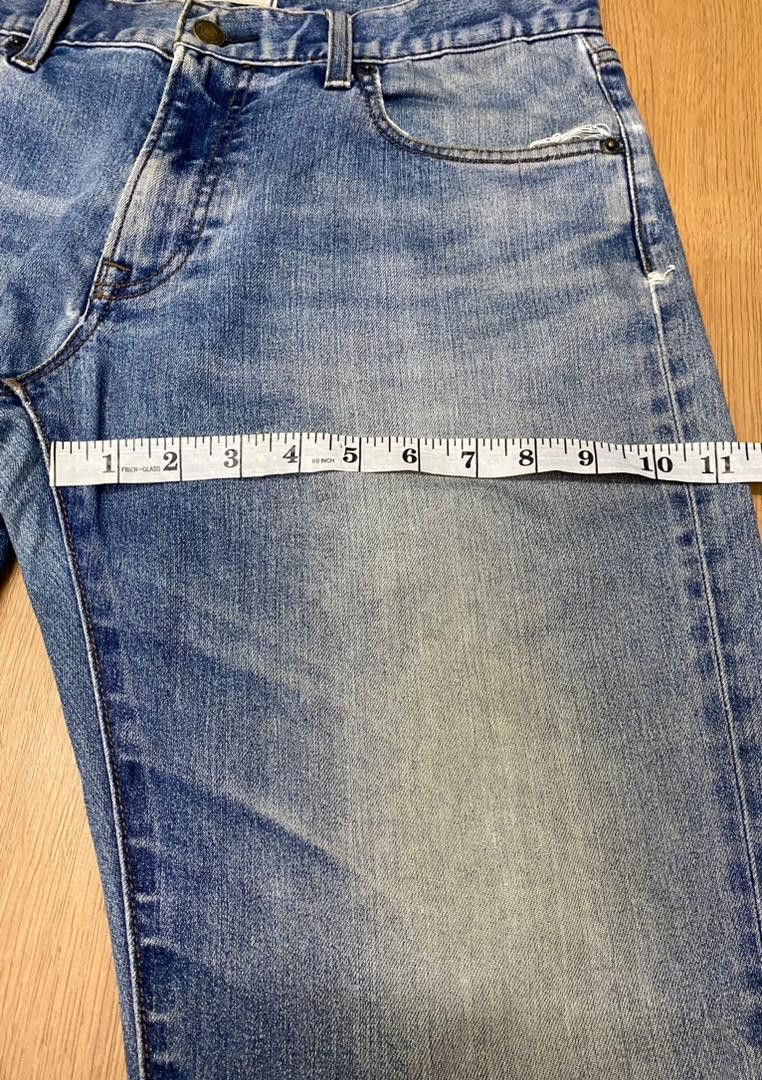 Japanese Brand Vintage Uniqlo Japanese Fabric by Kaihara Slim Fit Jeans Size US 34 / EU 50 - 4 Thumbnail